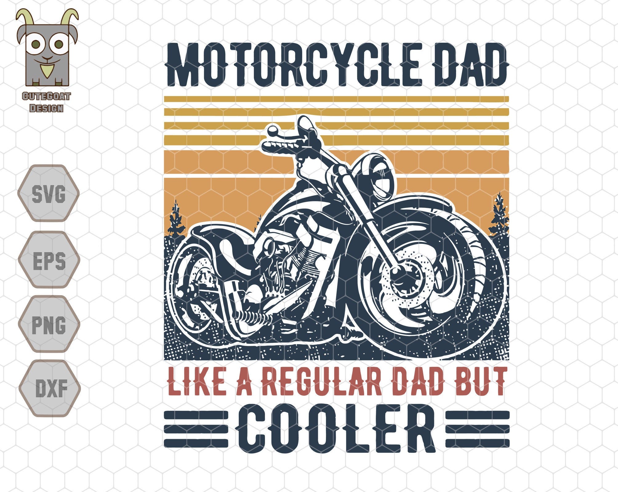 Motorcycle Dad Svg, Like Regular Dad But Cooler Svg Biker Dad Svg, Gift For Dad Svg, Biker Loving Svg, Father Day Svg, Cool Dad Svg