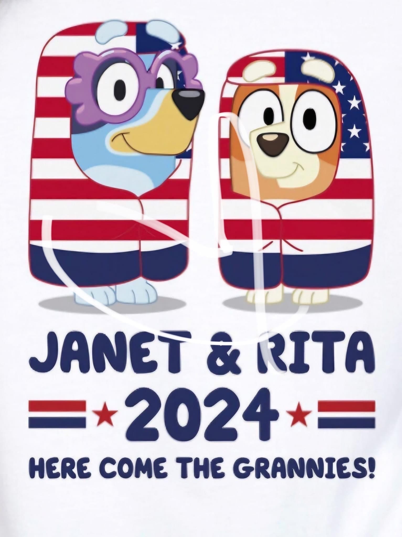 Bluey - Janet & Rita 2024 here comes the grannies Digital Download