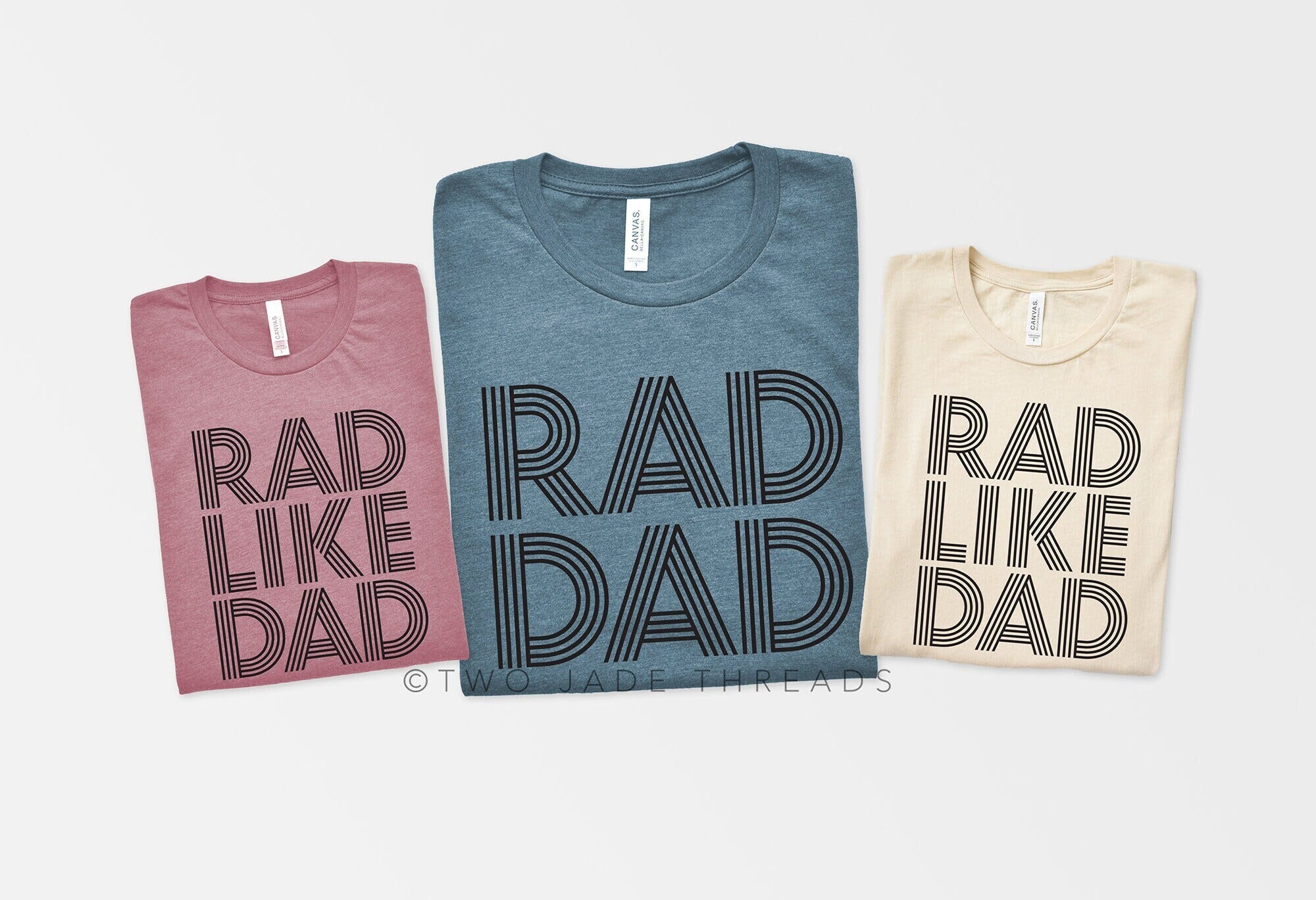 Dad and Daughter Matching Shirts, Rad Dad Shirt, Rad Like Dad Shirt, Daddy and Me Matching Set, Fathers Day Gift for Dad and Baby Shirt Set