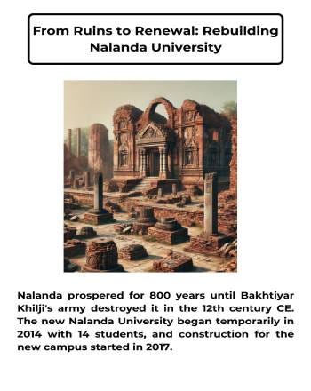 From Ruins to Renewal: Rebuilding Nalanda University