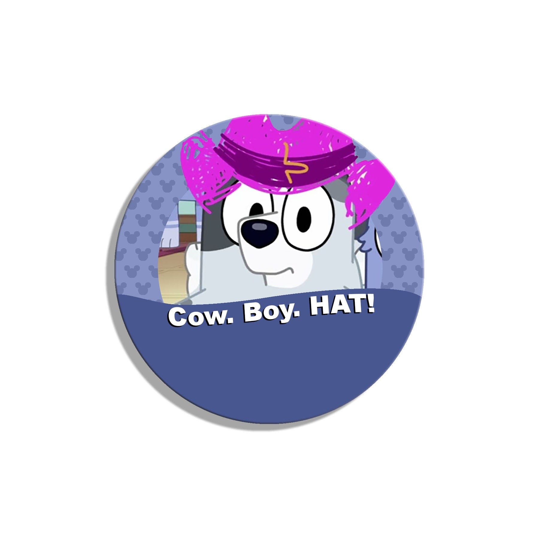 Cowboy Hat - Disney Bluey Button