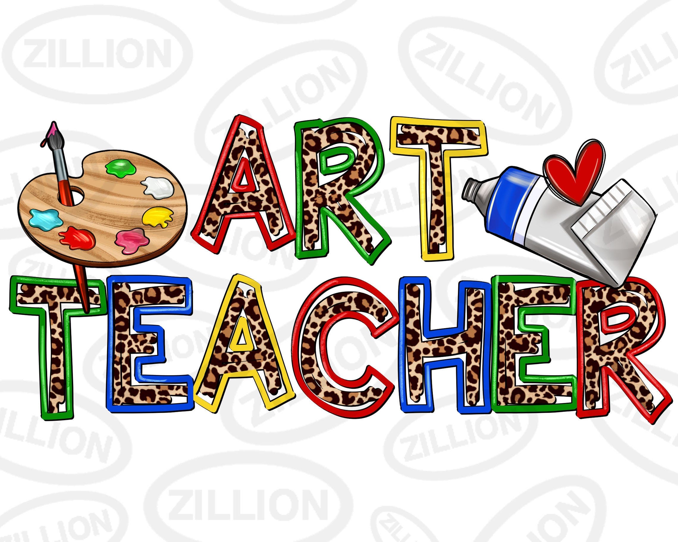 Art Teacher png sublimation design download, Teacher