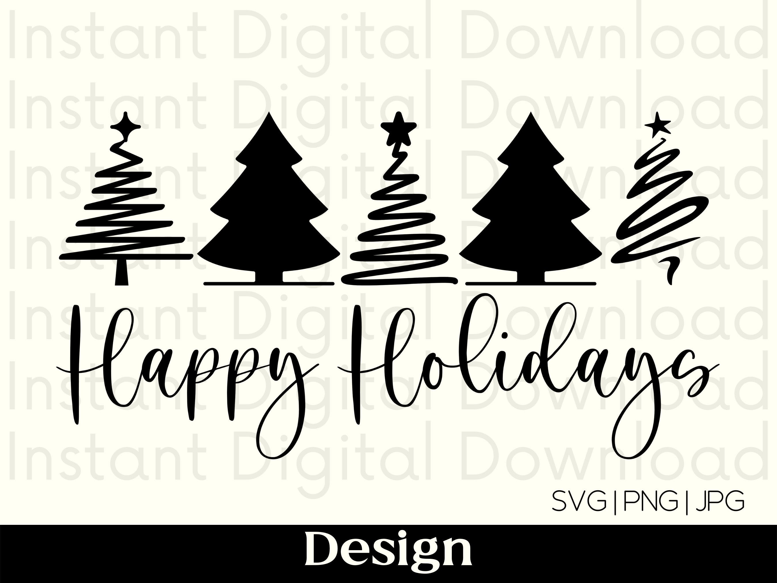 Happy Holidays | Happy Holidays SVG | Merry Christmas SVG | Christmas SVG | Happy Holidays Ornament | Happy Holidays Shirt | Christmas Gift