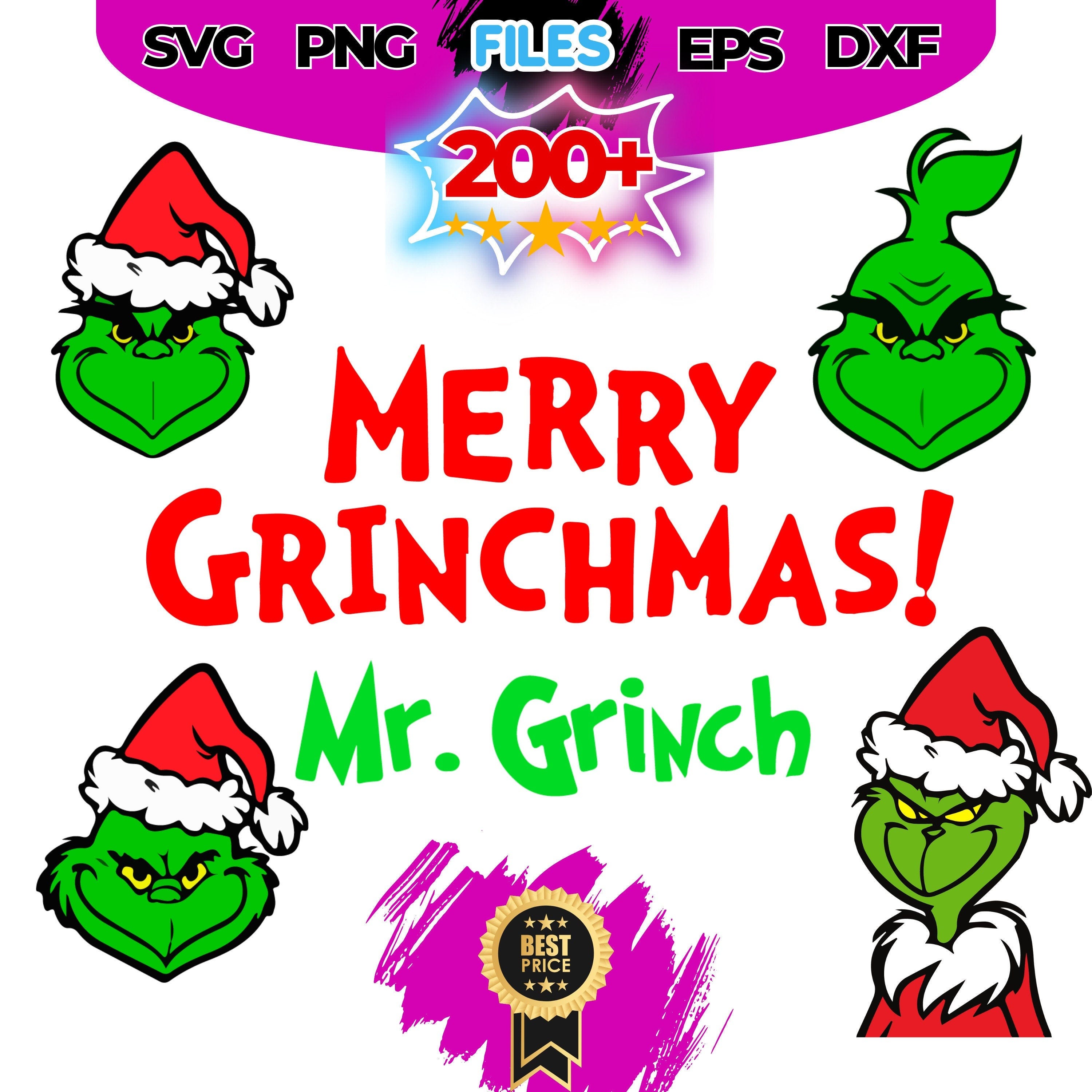 Grinch Svg Bundle, Grinch Hand Svg, Grinch Face Svg, Grinch Christmas Svg, Grinch Svg, Grinch Png, Merry Grinchmas Svg, Merry Grinchmas, Svg