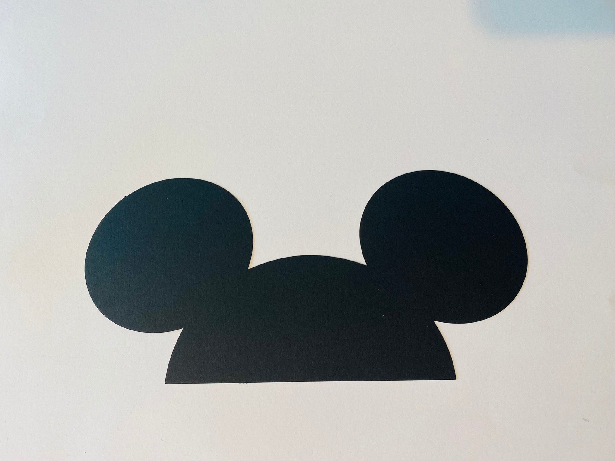 10 - 8 Inch Mickey Mouse Ears Die Cut Cutout Embellishment Scrapbook