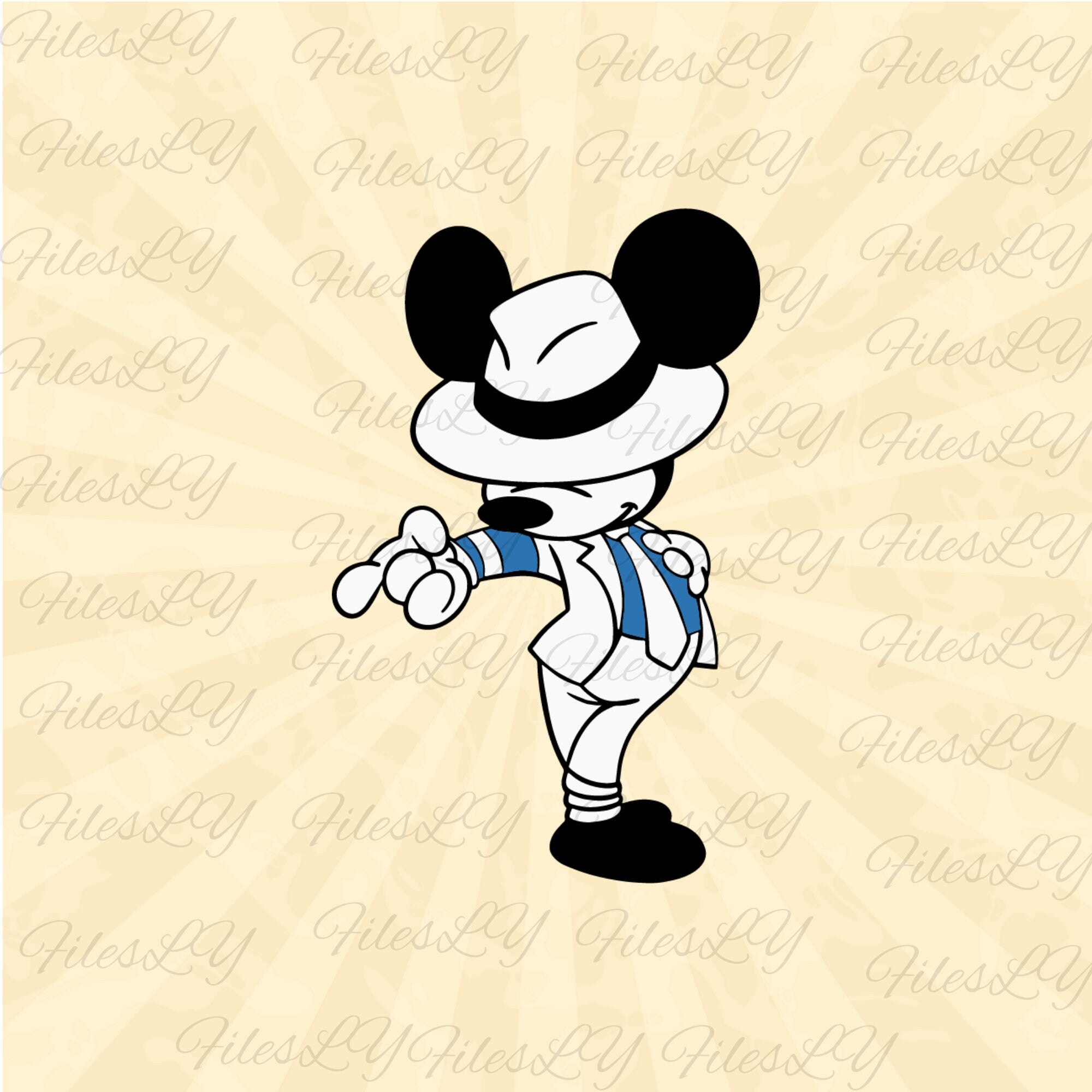 mouse dance figure svg, Magical Mouse SVG, Funny mouse svg, Vinyl Cut File, Svg, Pdf, Jpg, Png, Ai Printable Design File