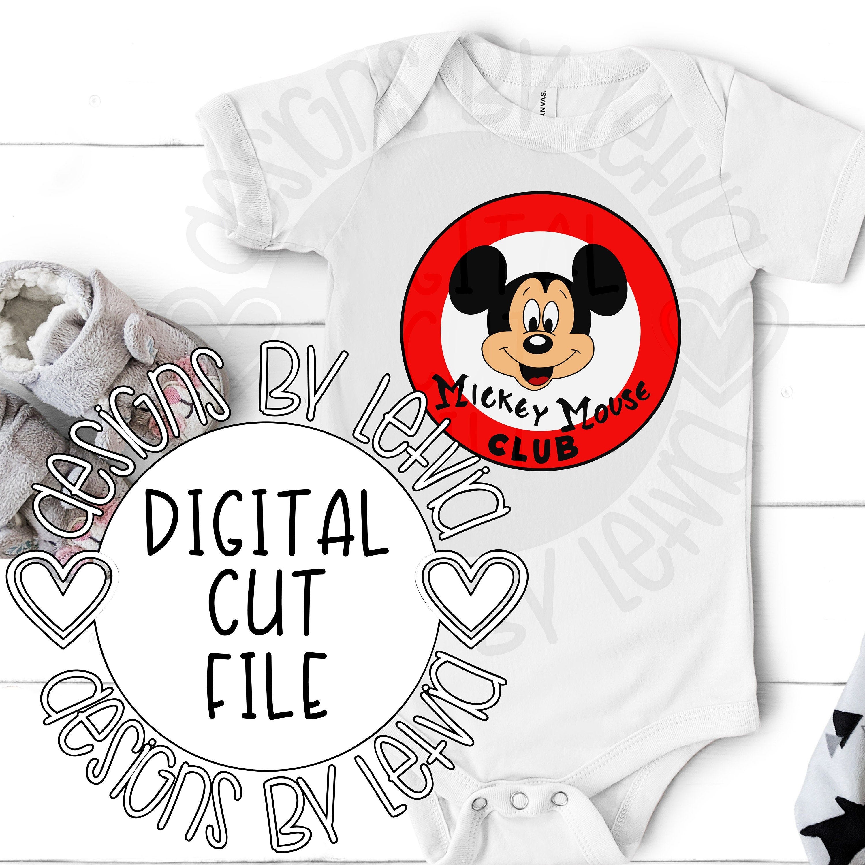 Mickey Mouse Club House Layered SVG Digital Cut File