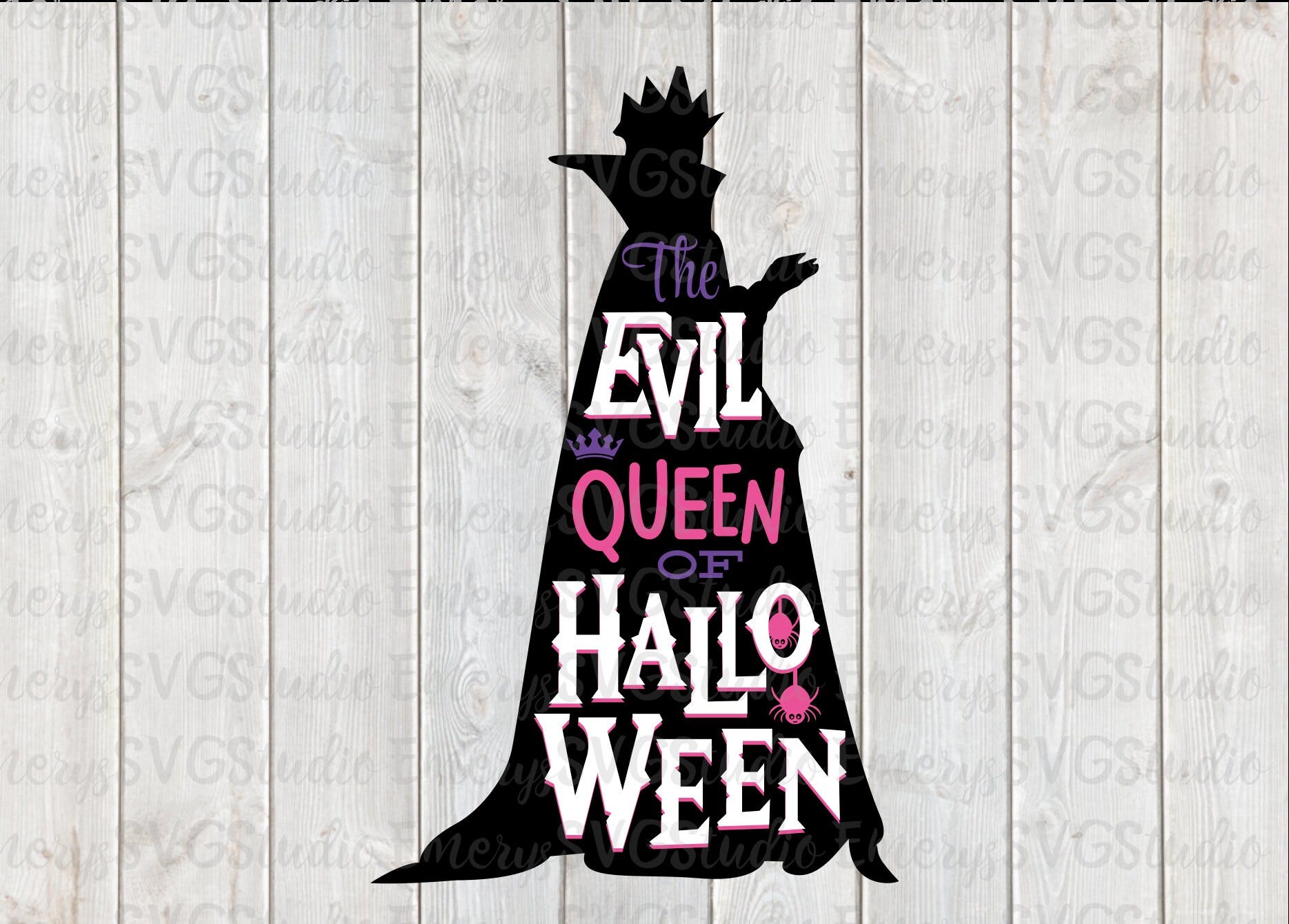 SVG JPEG PDF Evil Queen of Halloween