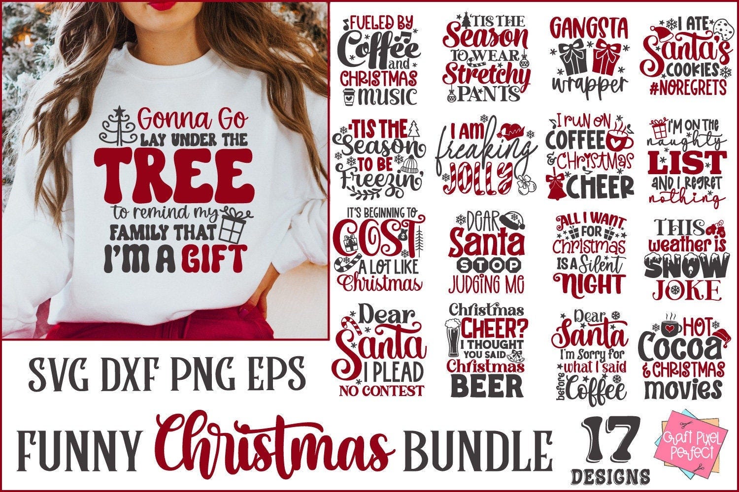 Funny Christmas Sayings Svg Bundle, Christmas Mug Svg, Winter Funny Quotes, Christmas Shirt Humor, Christmas Coffee Svg, Holiday Sarcasm Svg