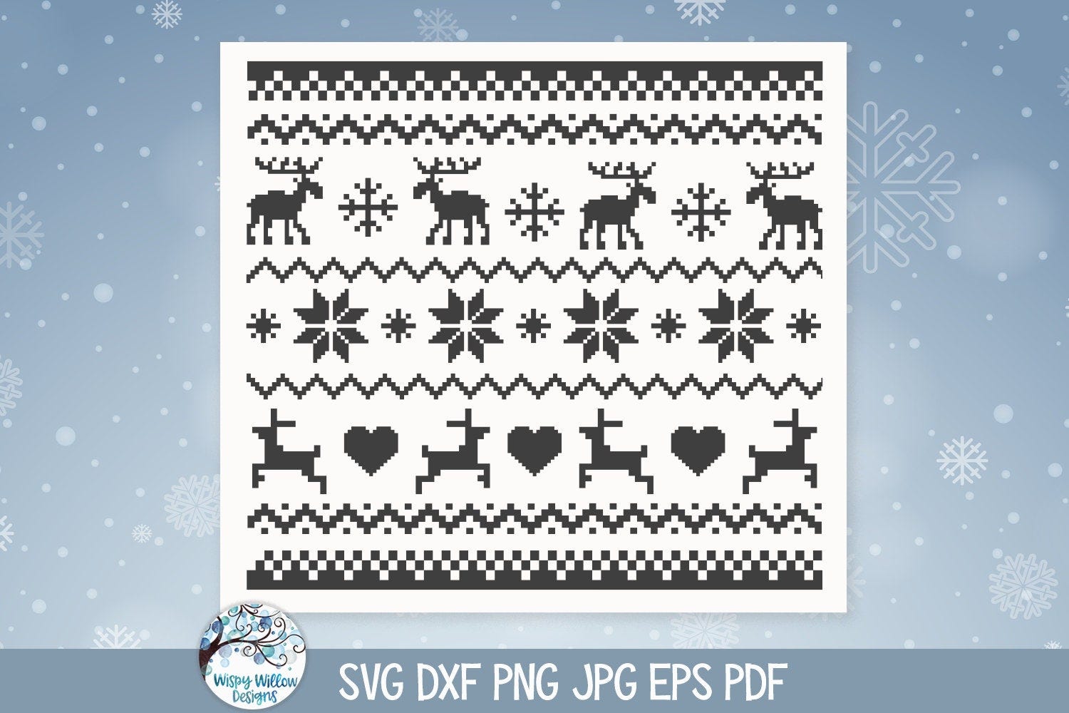 Ugly Sweater Pattern SVG for Cricut, Sweater Knit Pattern PNG, Christmas Shirt Design, Holiday Winter Sweater, Vinyl Decal Cut File Download