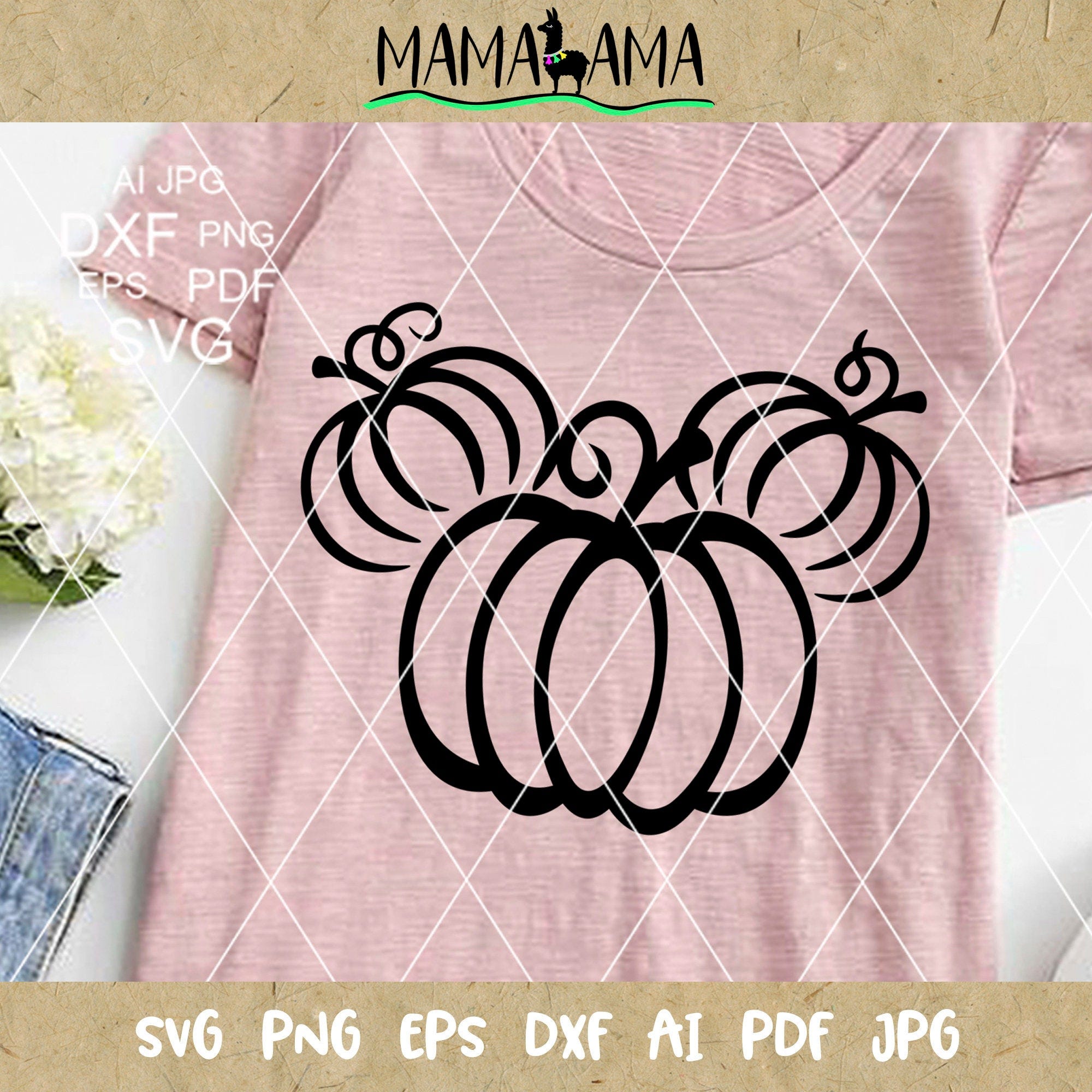 Mickey ears pumpkin svg Magical kingdom cruise svg Thanksgiving decor Mouse ears svg Home wall art Cricut projects