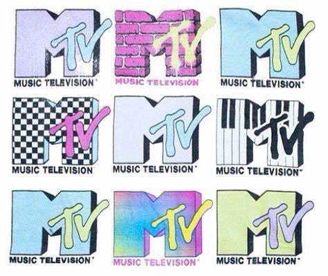 MTV channel logo styles broadcasted in 90’s