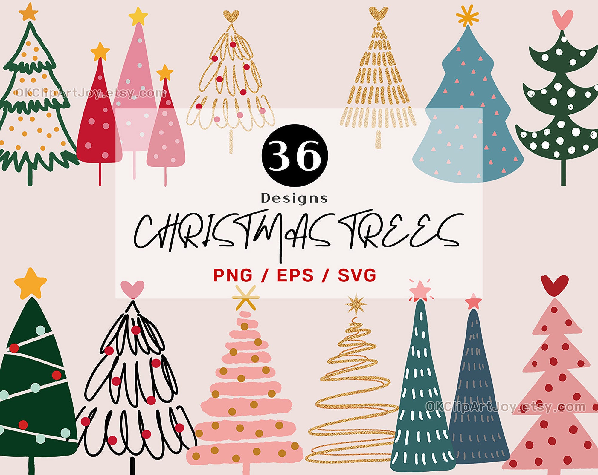 Christmas svg, Tree svg Bundle, Christmas Tree svg, Holiday Clipart, Kids Clip Art, Merry Christmas, Boho Clip Art, Merry Xmas Svg File, png