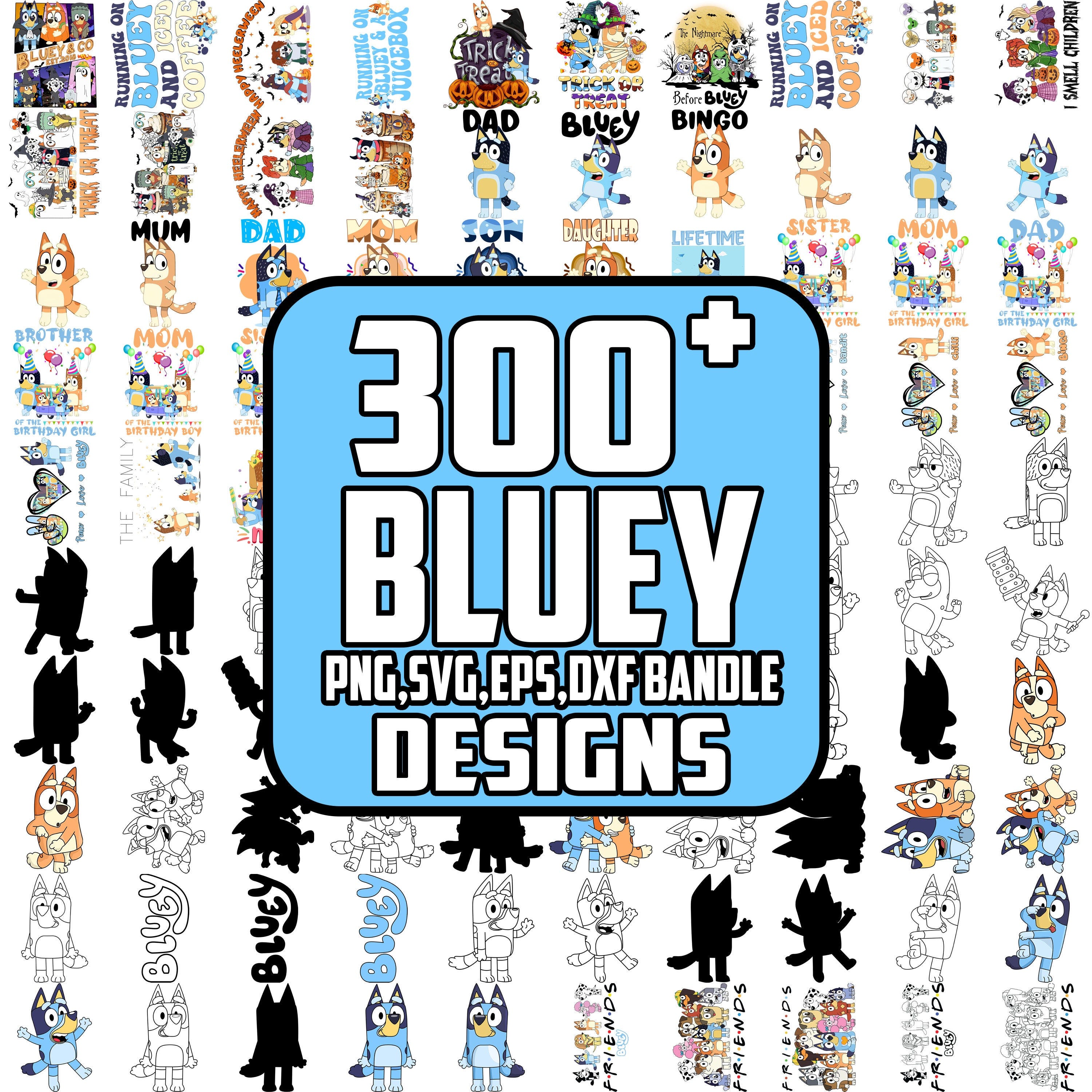 Bluey Bundle ,Bluey svg ,Bluey png ,Bluey file digital