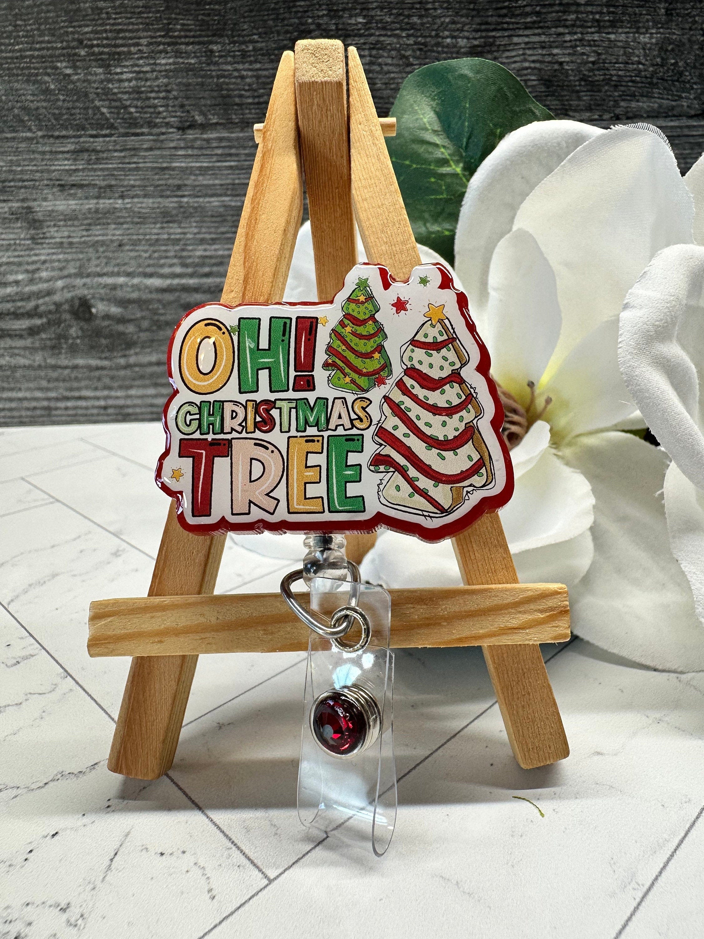 Oh! Christmas Tree Badge