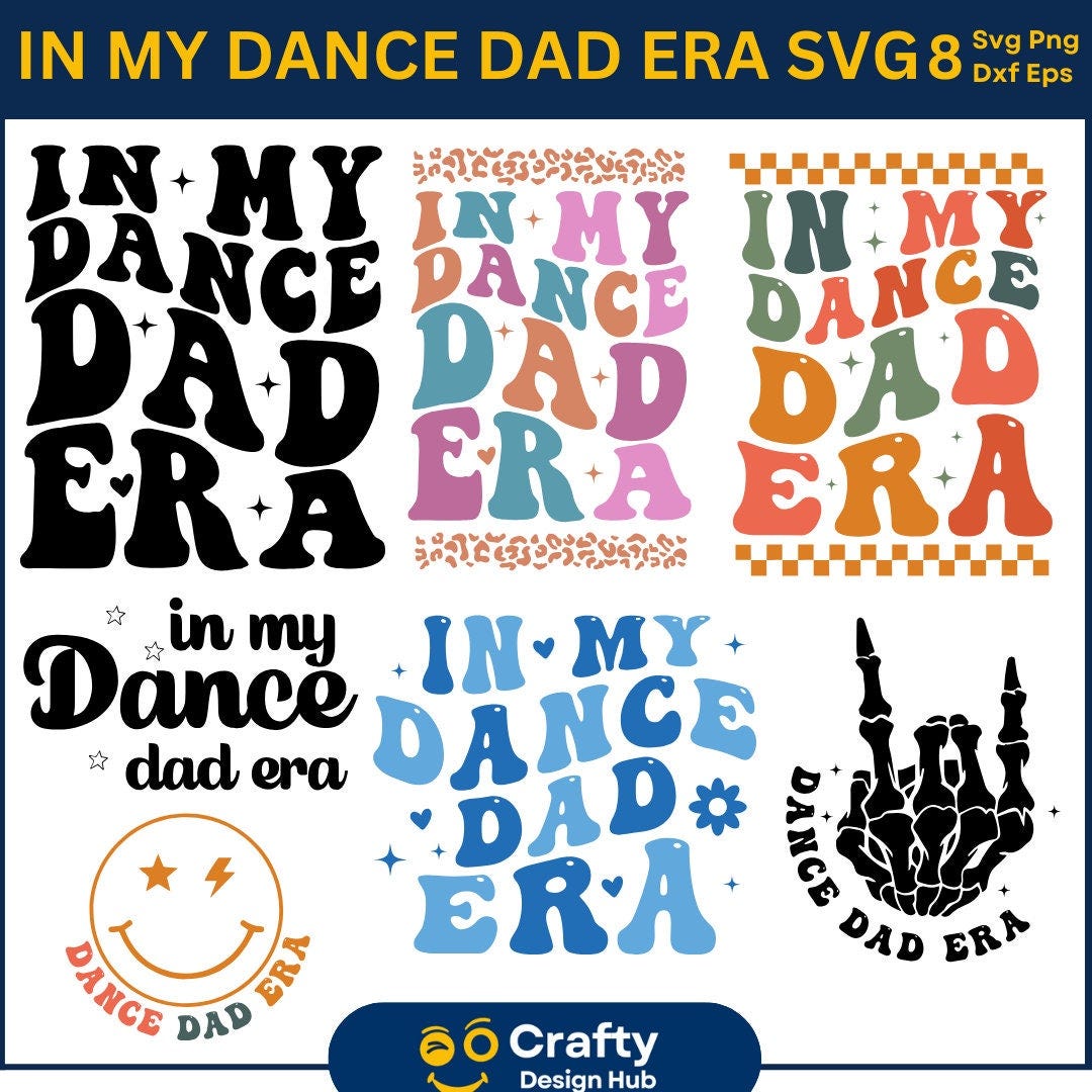 In My Dance Dad Era Svg, Dance Dad Svg, Dance Dad Era Svg Dance Coach Svg, Dance Svg