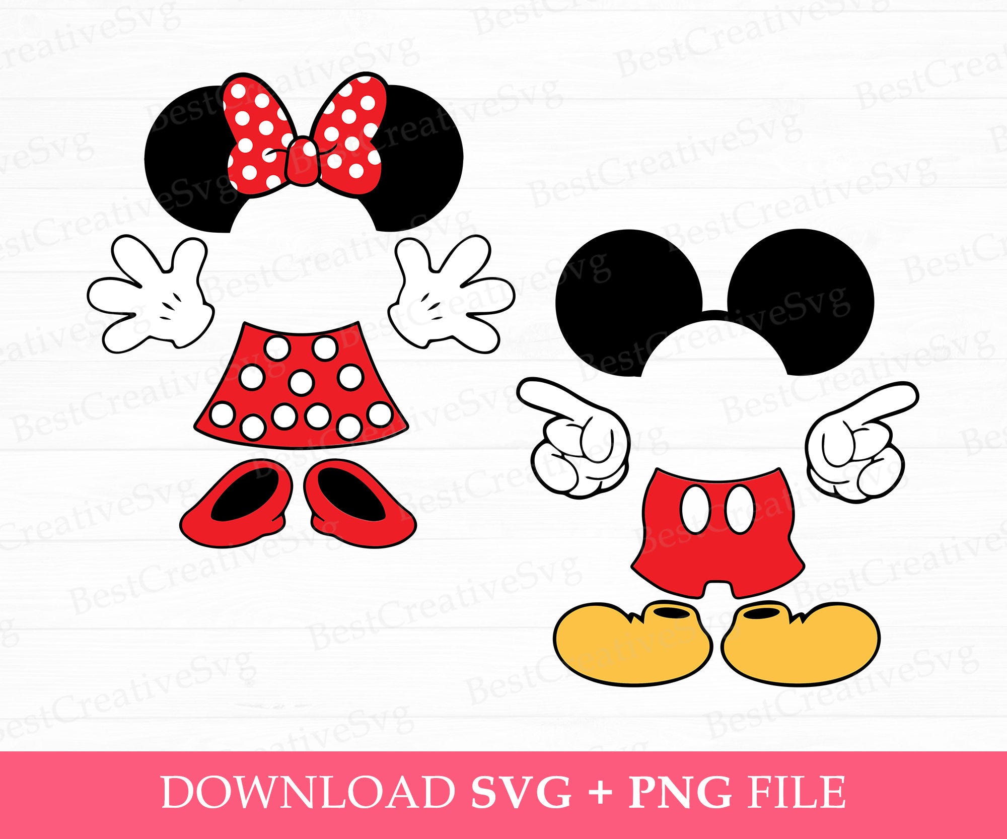 Bundle Mouse Body Svg, Mouse Parts Svg, Family Vacation Svg, Family Trip Svg, Vacay Mode, Png Svg Files For Print