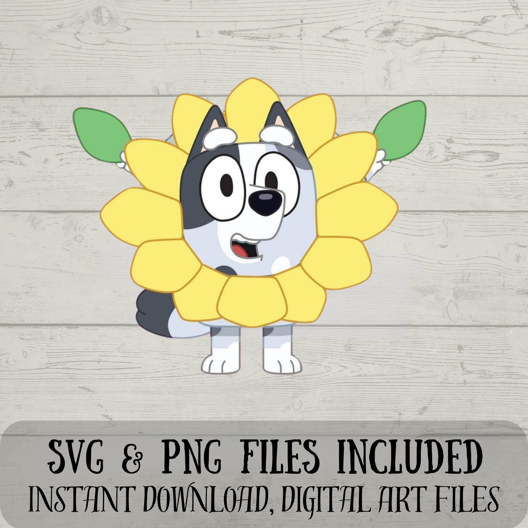 Muffin SVG - Cute Muffin SVG - Flower Muffin - Digital Download - Bluey Themed - Fun Crafting - Funny Muffin Moments - svg and png included