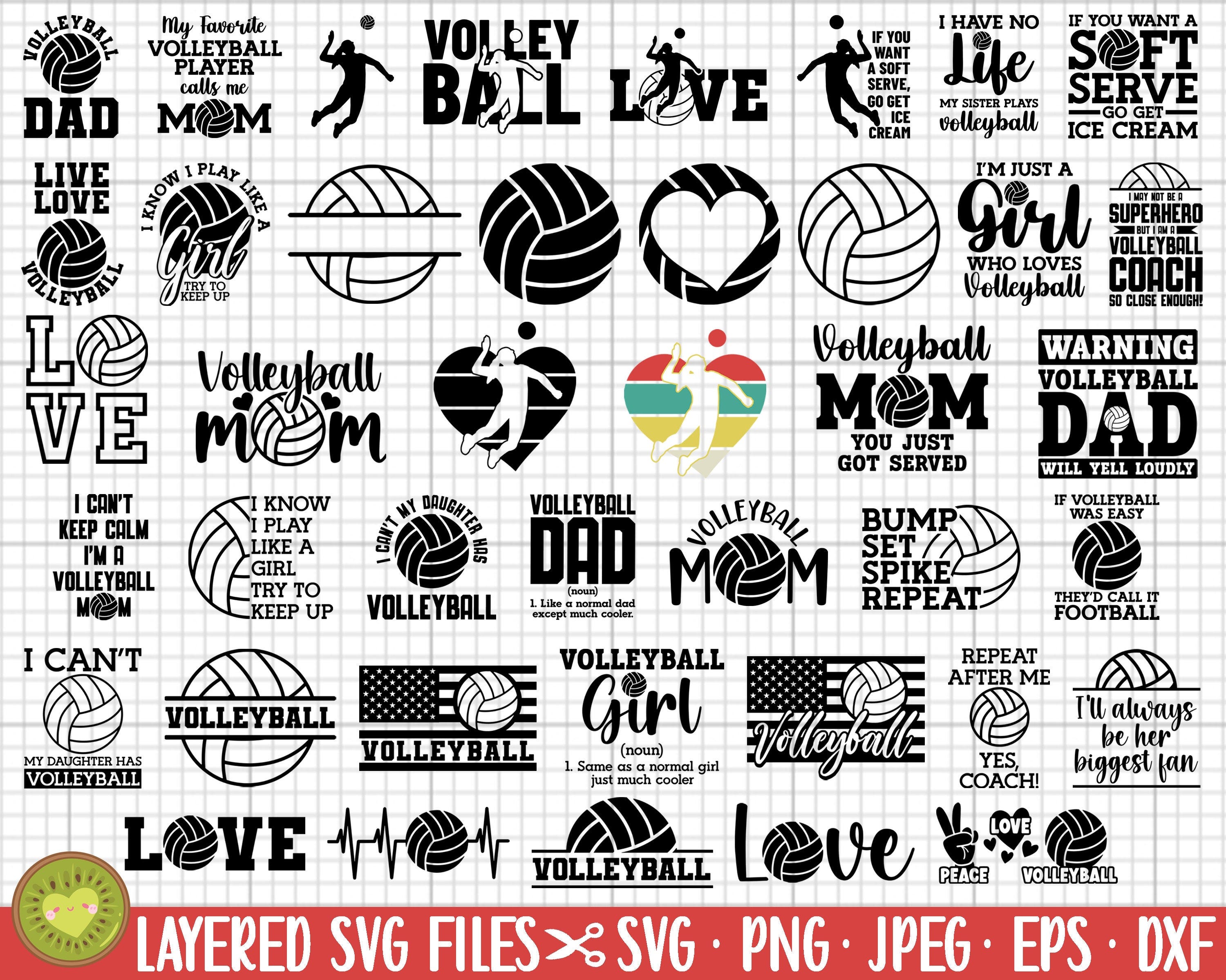volleyball svg bundle cricut volleyball png bundle volleyball girl volleyball mom