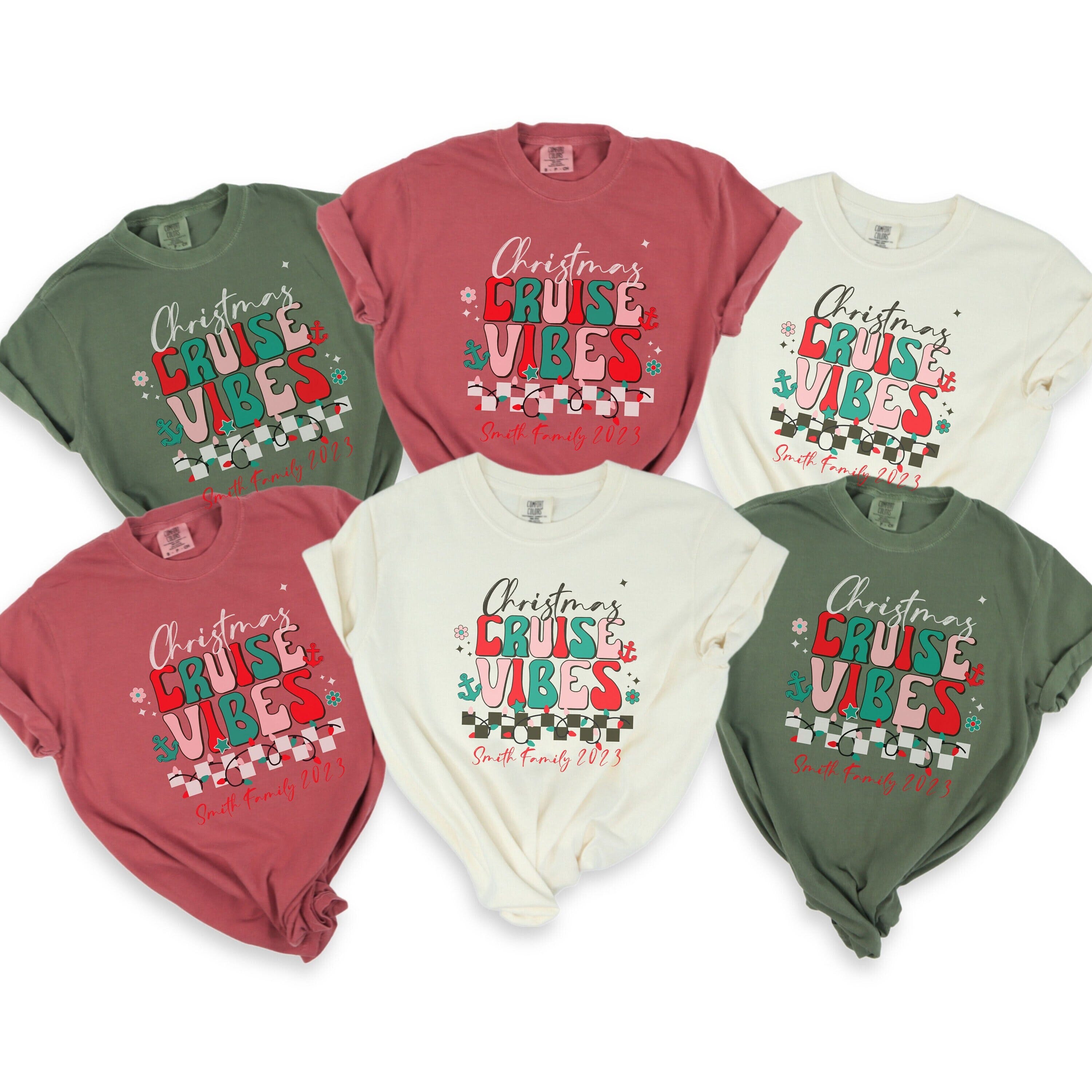 Christmas cruise shirts for family matching group t-shirts Custom cruise Christmas tee group matching shirt Christmas vacation cruise trip