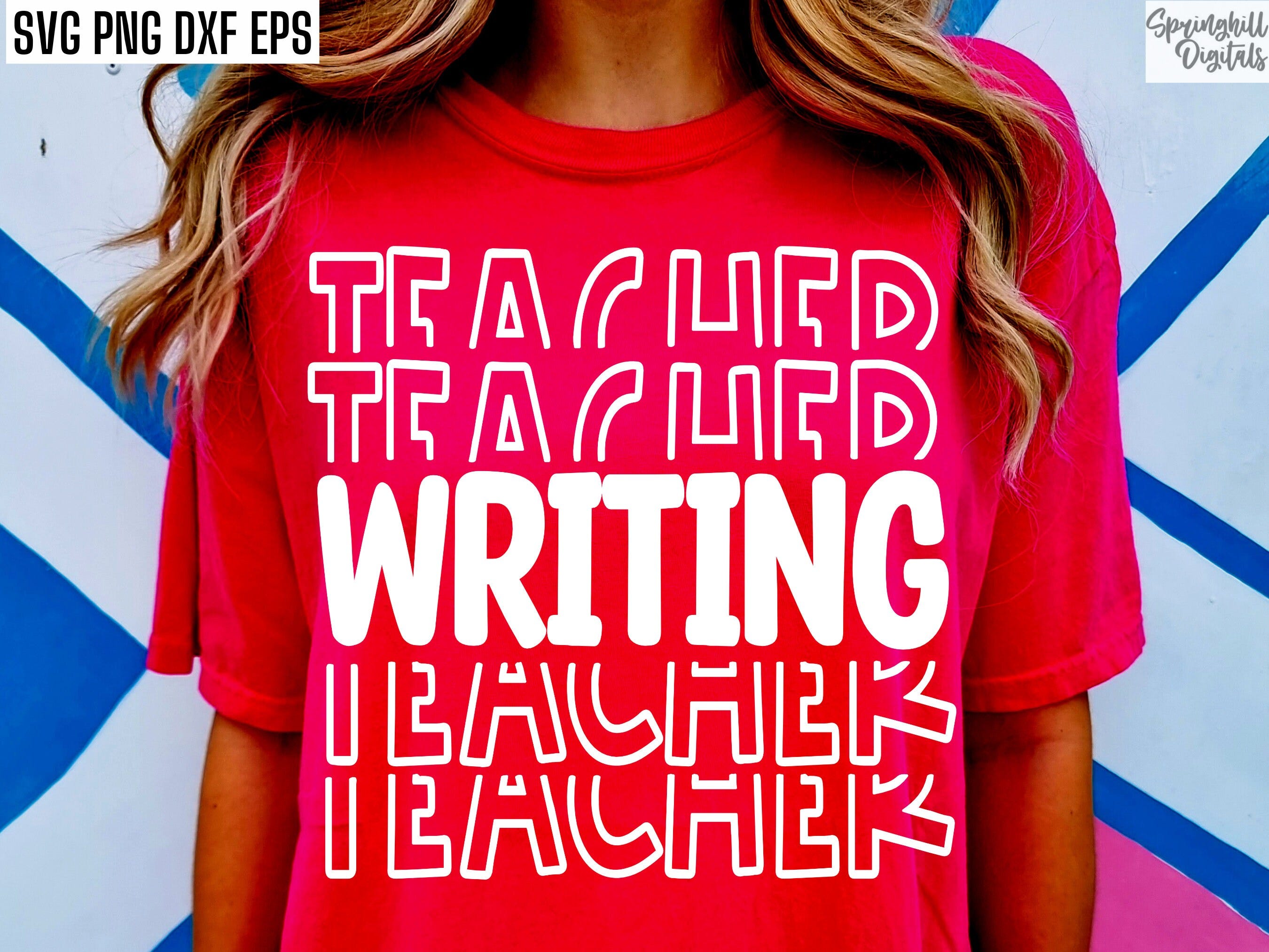 Writing Teacher Svgs | Language Arts T-shirt | Teaching Cut Files | Back To School Svgs | English Tshirt | School Quote Designs | Class Pngs