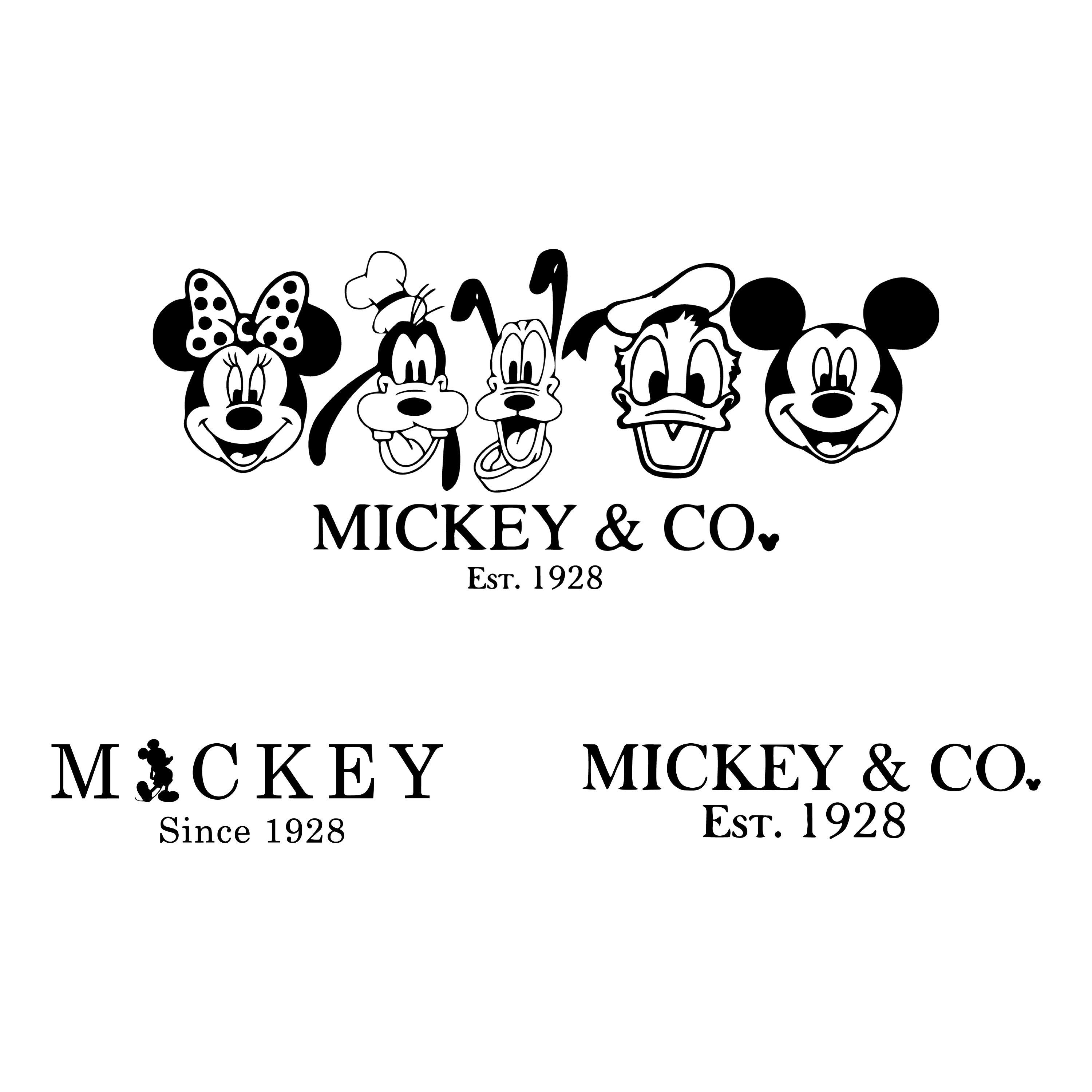 Mickeyy & Co. Est. 1928 SVG, Mouse And Co. Est 1928 Svg, Family Vacation 2024 SVG, Mouse Mice SVG, Family Trip 2024 Svg, Family matching svg