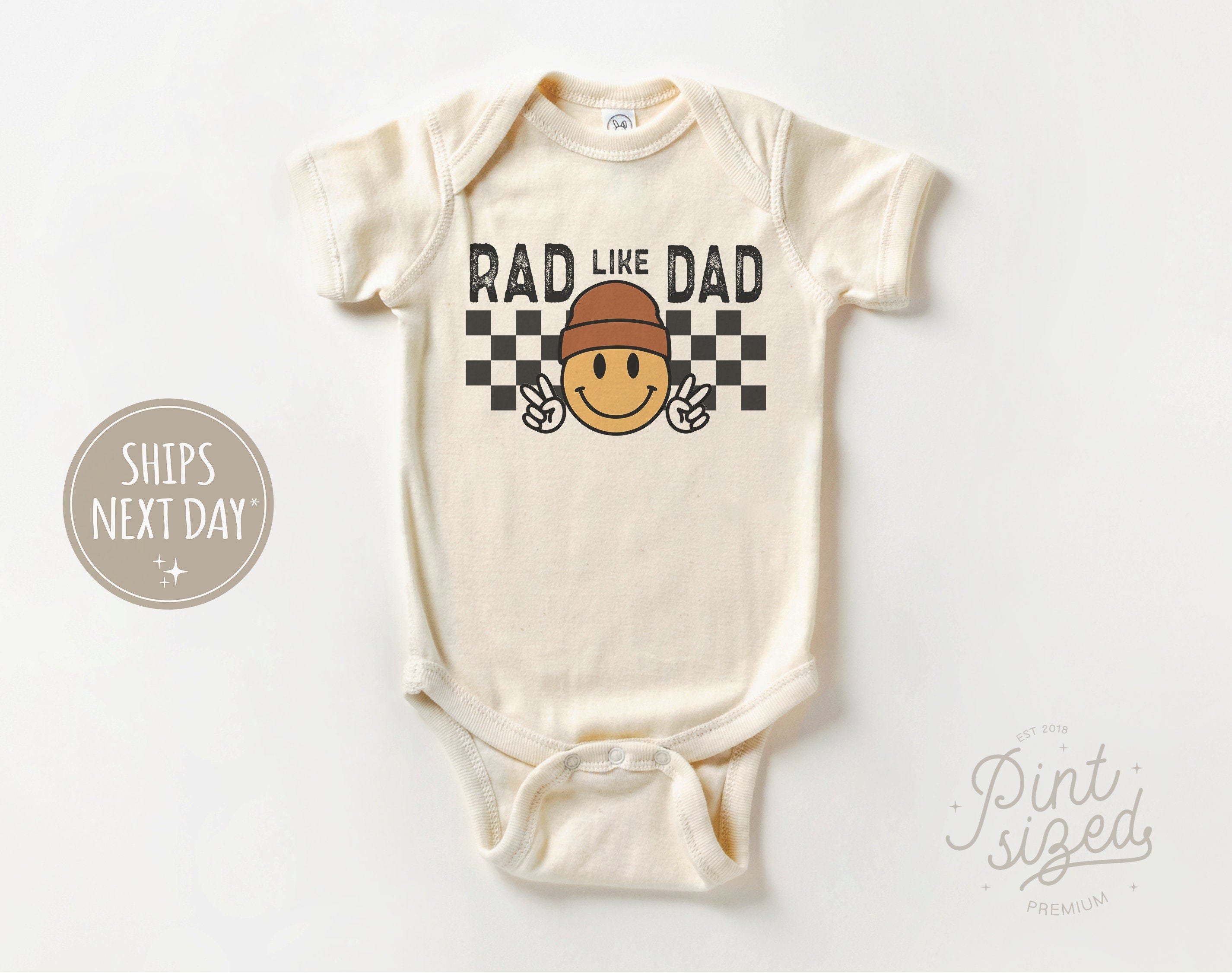 Rad Like Dad Onesie® - Funny Retro Father