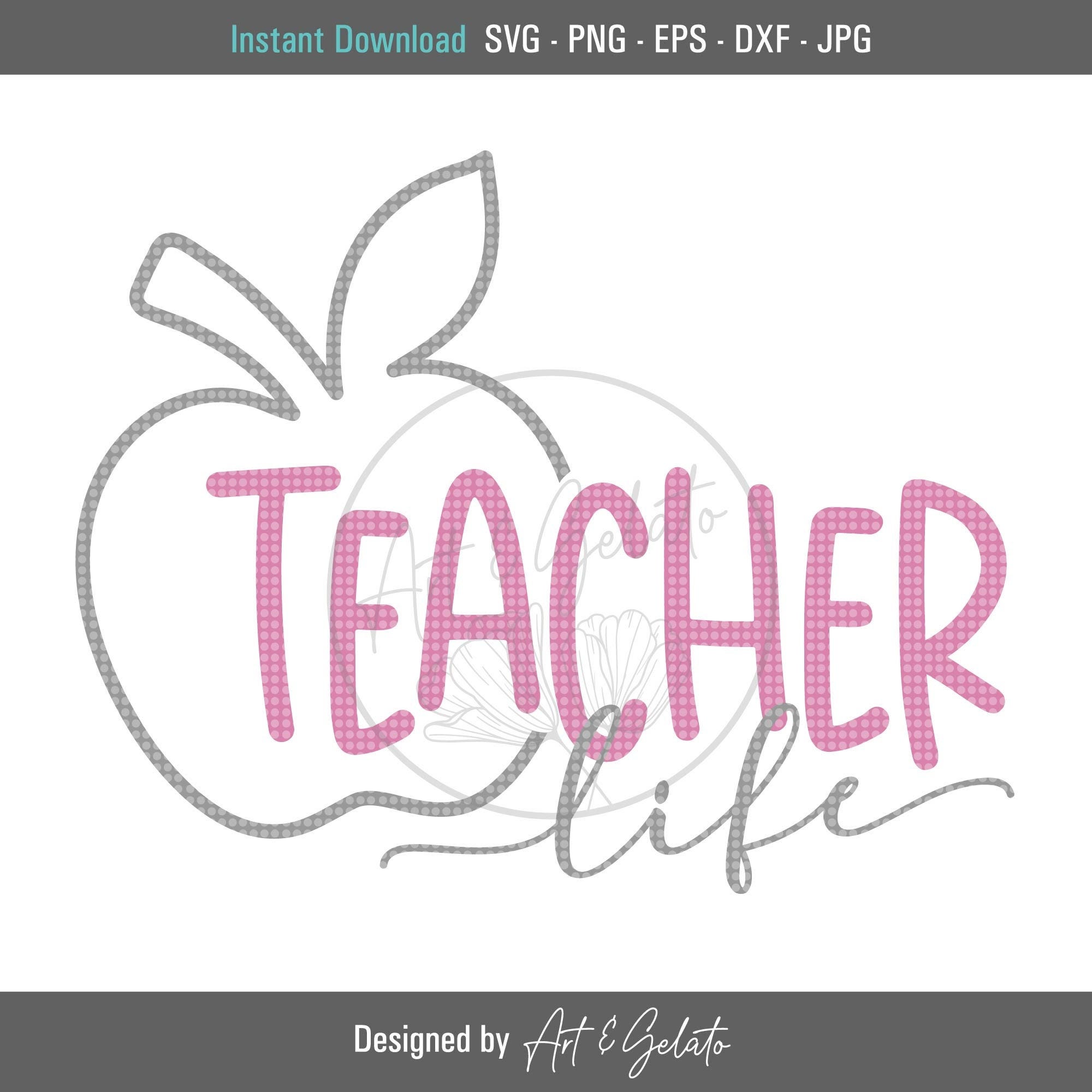 Teacher Life SVG, Teacher Life Apple SVG, Teacher Svg, Teacher Shirt Svg, Teacher Appreciation Gift, Best Teacher Svg, Teacher Apple Svg