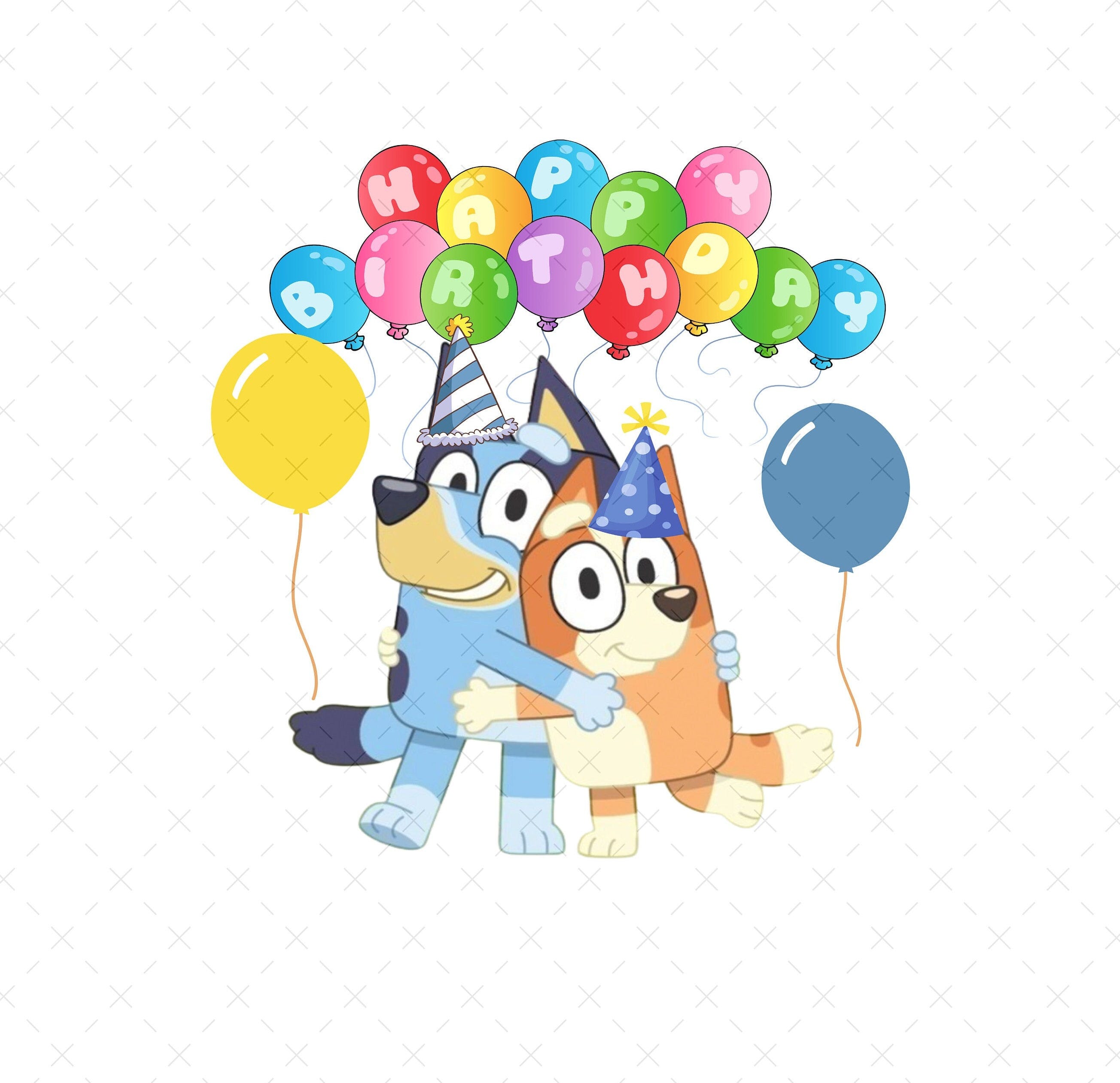 Bluey Bingo Png, Bluey Friends Instant Download Png, Bluey Friends Digital Png File, Chili Heeler, Ready to Print Bluey Png File