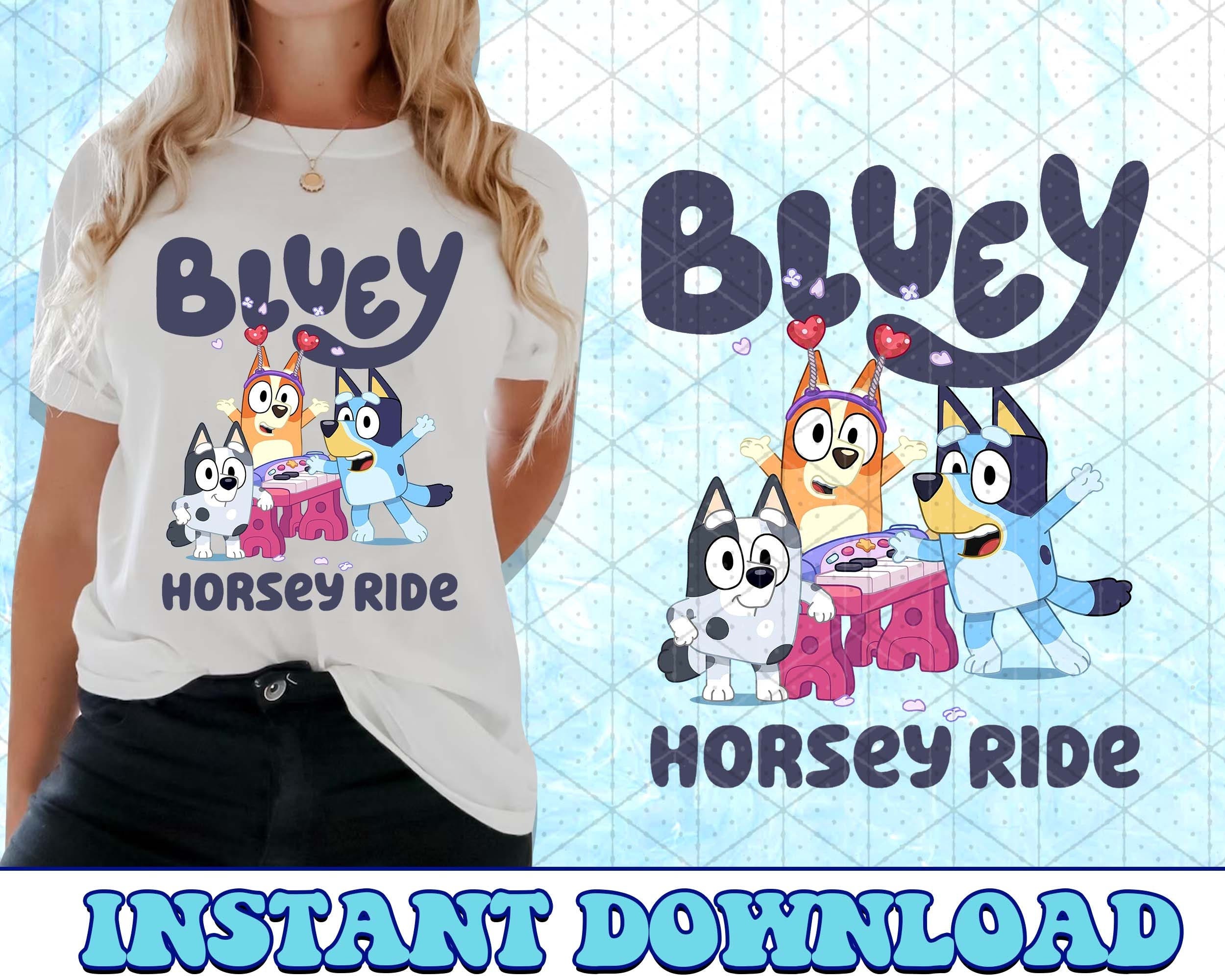 Bluey Horsey Ride PNG, Bluey Family PNG, Bluey Png, Bluey Bingo Png, Bluey Mom Png, Bluey Dad Png, Bluey Friends Png, Bluey PNG