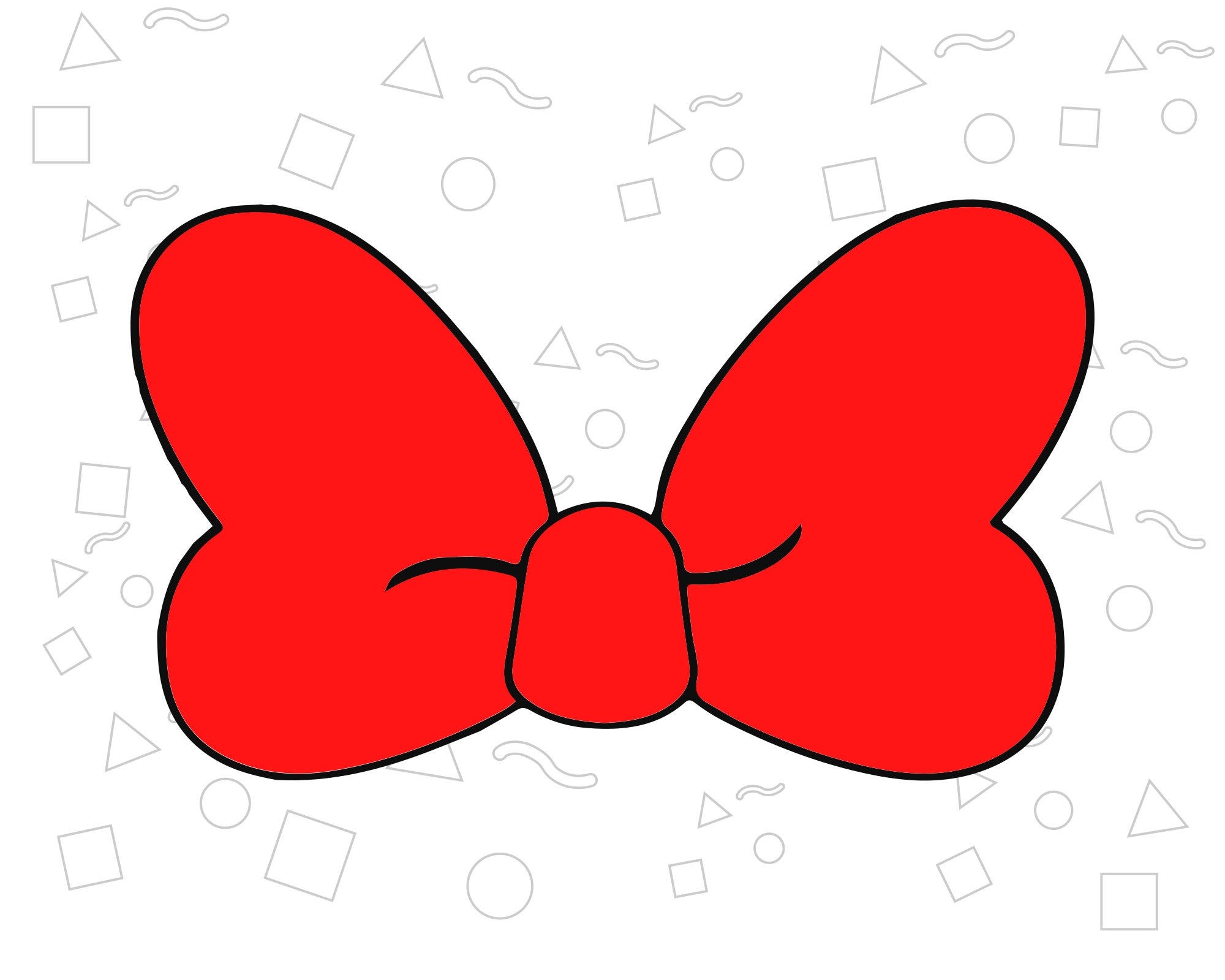 Minnie Mouse  Bow Svg, Svg Png Dxf Instant Download, minnie bow svg for cricut and silhouette,  Minnie Mouse Svg