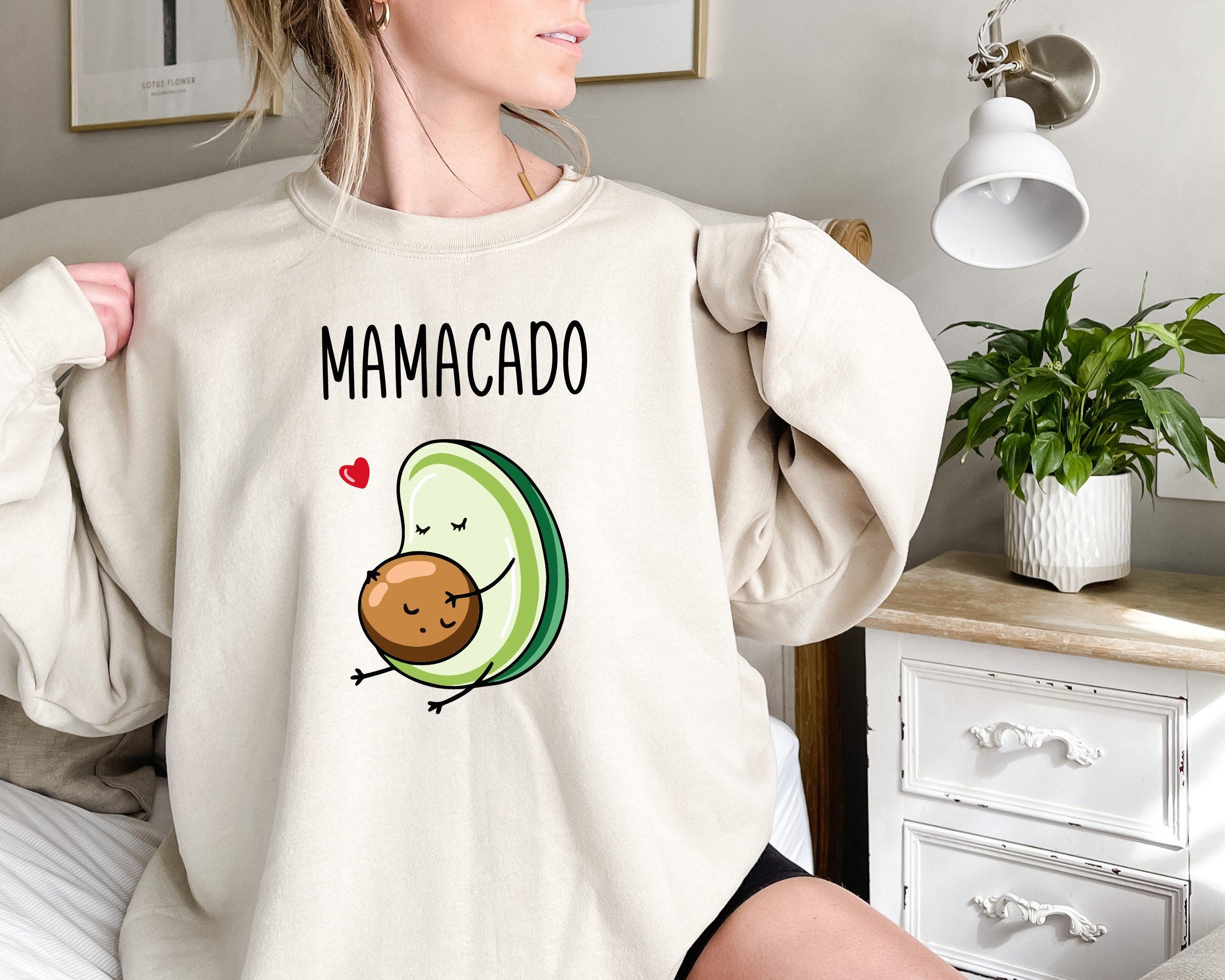 Mamacado Sweatshirt and Hoodie, Baby Announcement Shirt, New Mom Gift, Pregnancy Reveal Shirt, Maternity Shirts, Baby Shower Gift