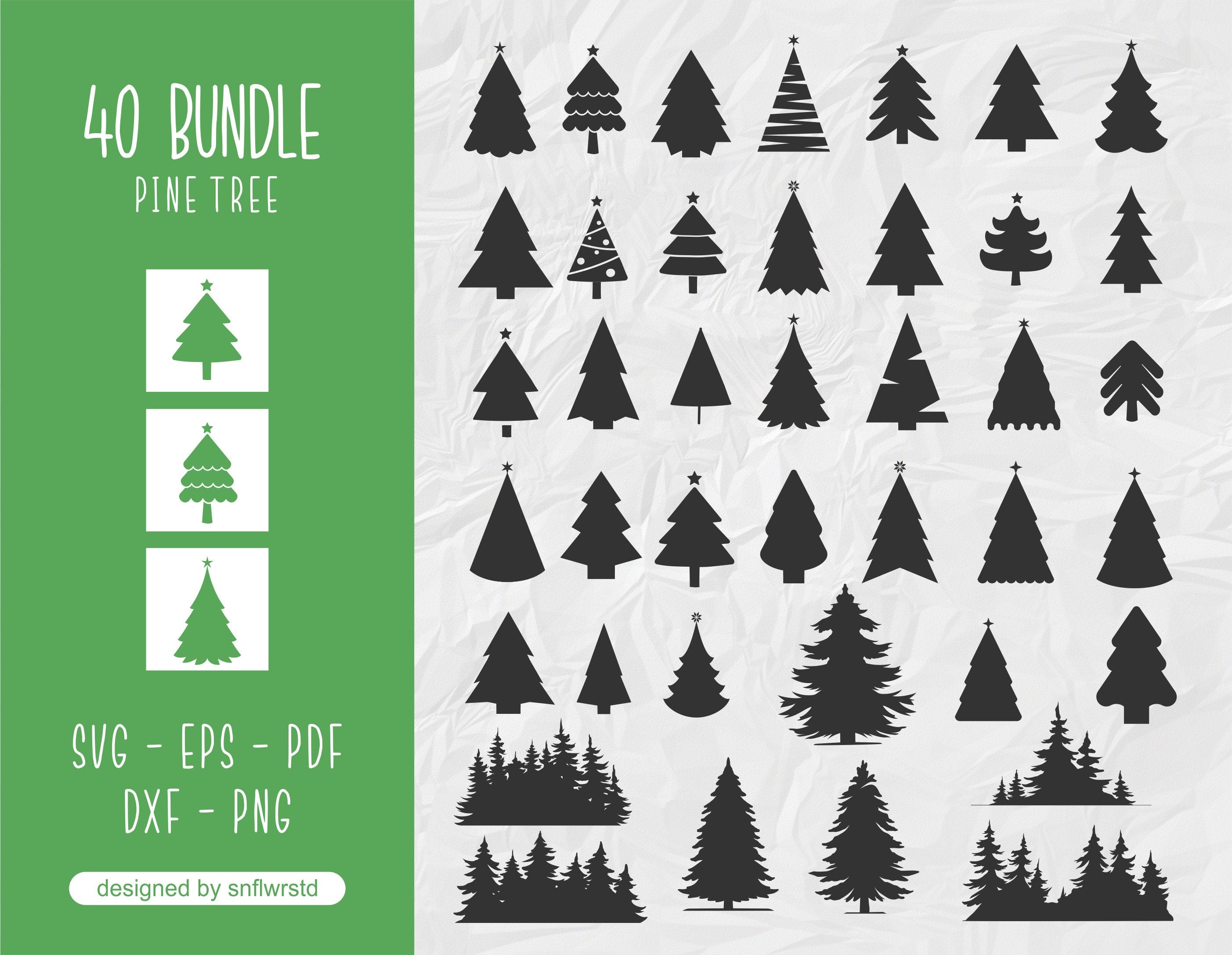 Pine Tree svg, Christmas Tree svg bundle, Christmas svg, Christmas tree svg, Forest svg bundle, Pine Tree print, Tree svg bundle for Cricut