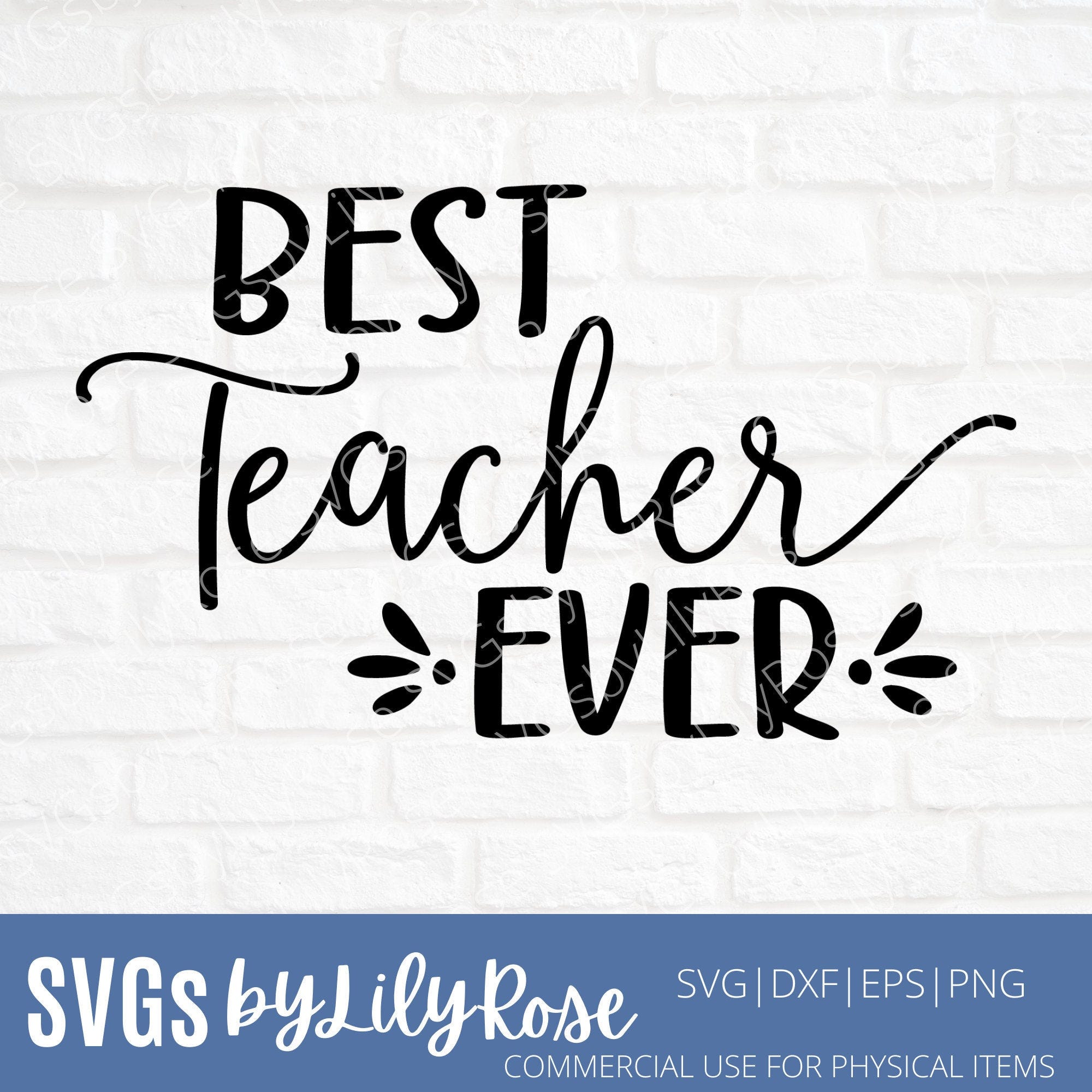 Best Teacher Ever Cut File- Teacher SVG-  Teacher Clipart- Teacher Card Cut File- Best Teacher Clipart- Cricut-Silhouette- School SVG File