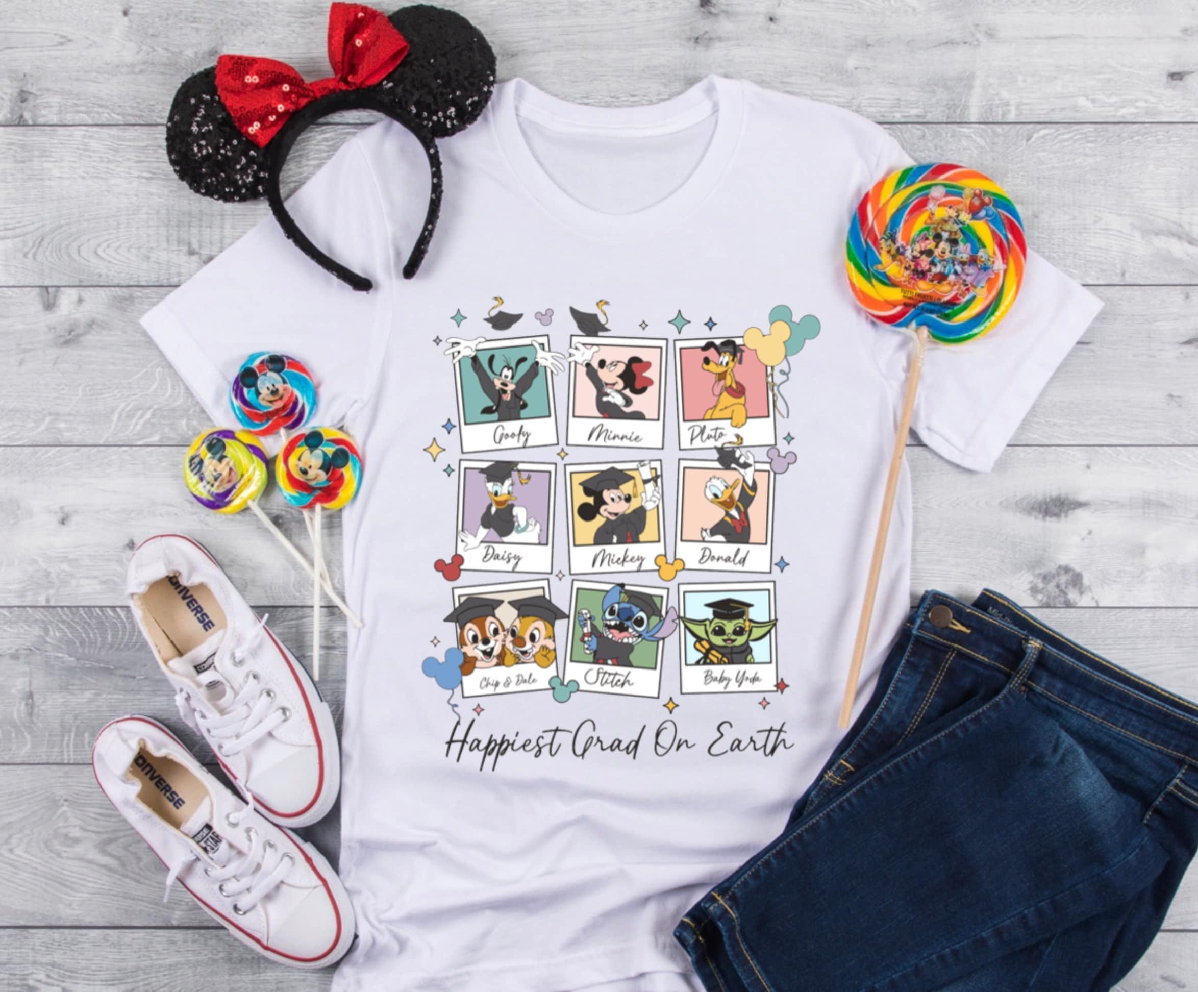 Disney Senior Shirt, Disney Graduation Gift, Disney Graduation Shirt, Class of 2024, Disney Graduation College High School