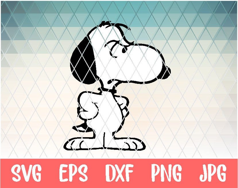 Snoopy/Peanuts svg cut file vector cliparts printable | cricut | silhouette studio