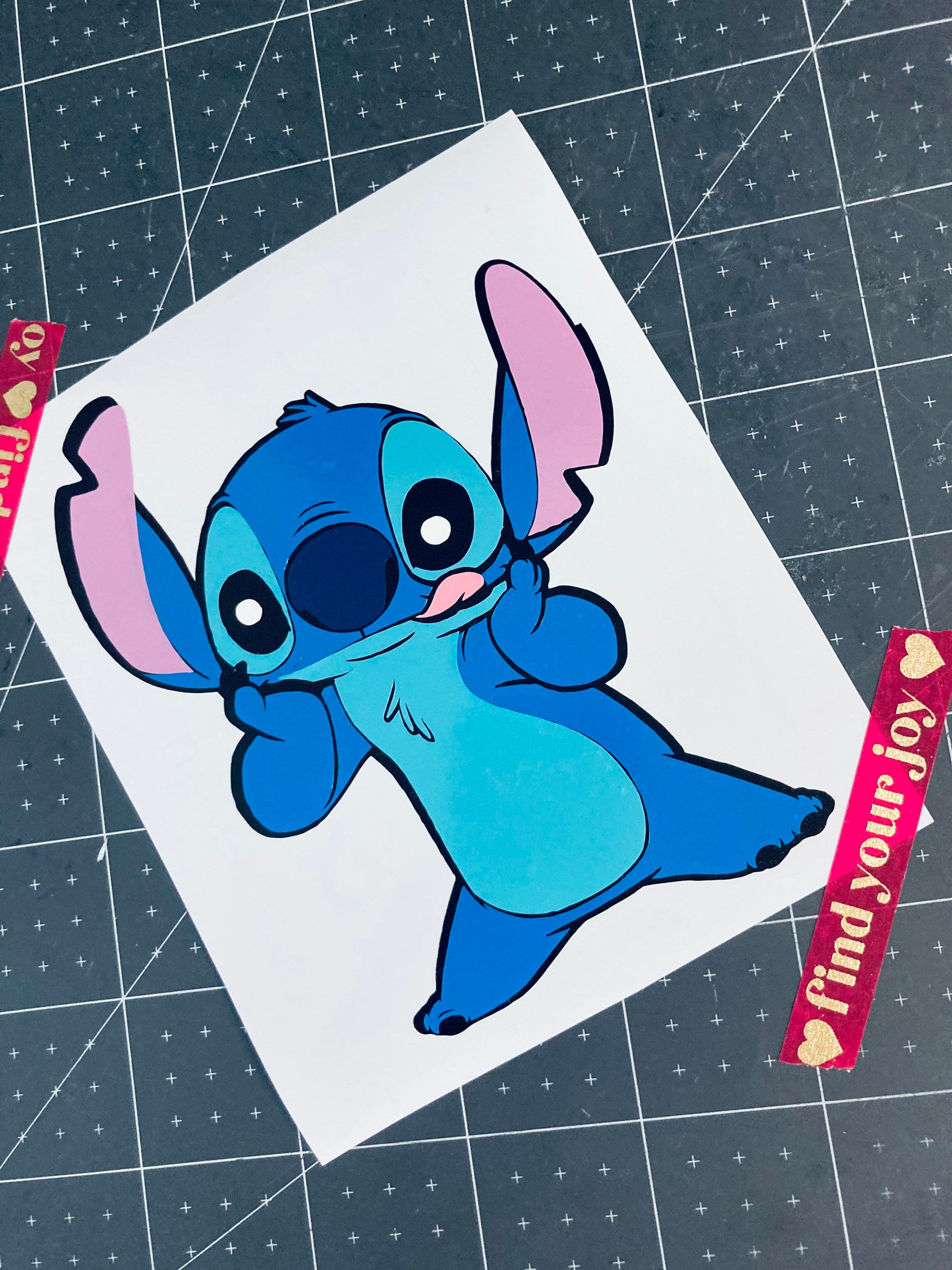 Stitch Vinyl Sticker/Custom Decal/Lilo and Stitch Decal