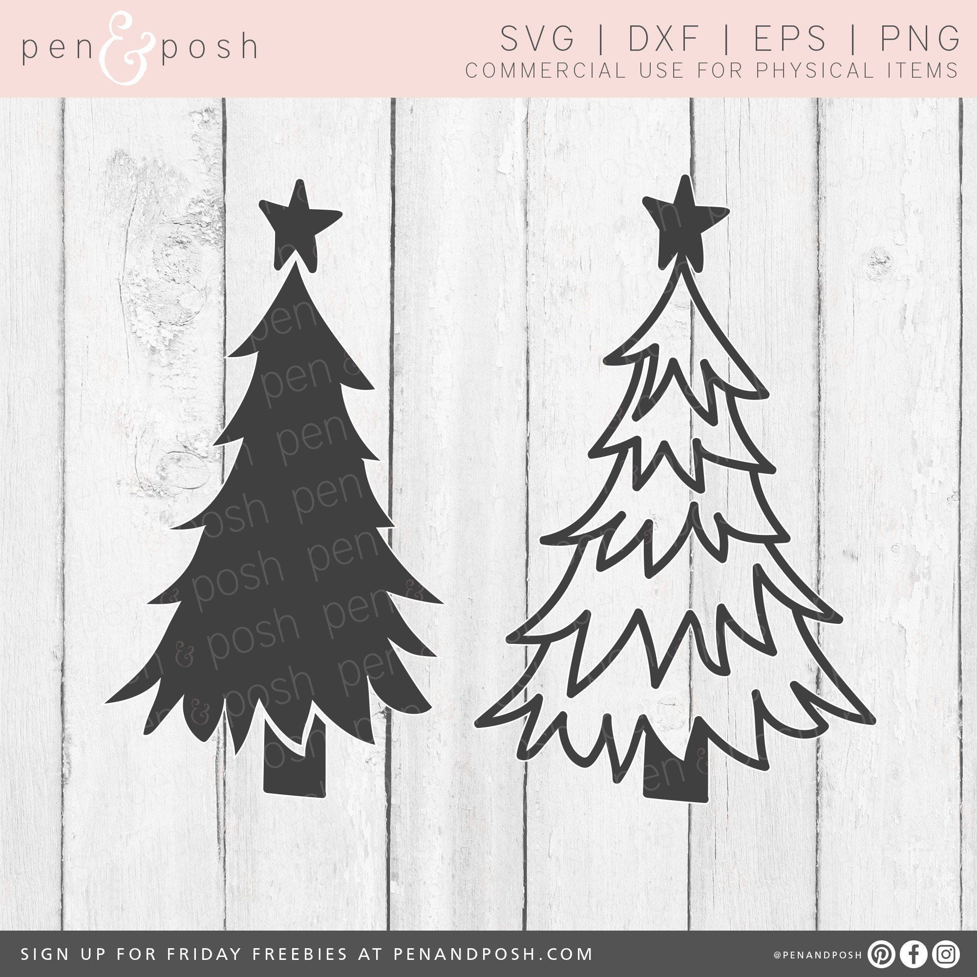Christmas Tree SVG - Christmas Tree Clipart - Christmas Tree Cut File - Tree SVG - Christmas SVG - Christmas Trees Svg - Digital Download