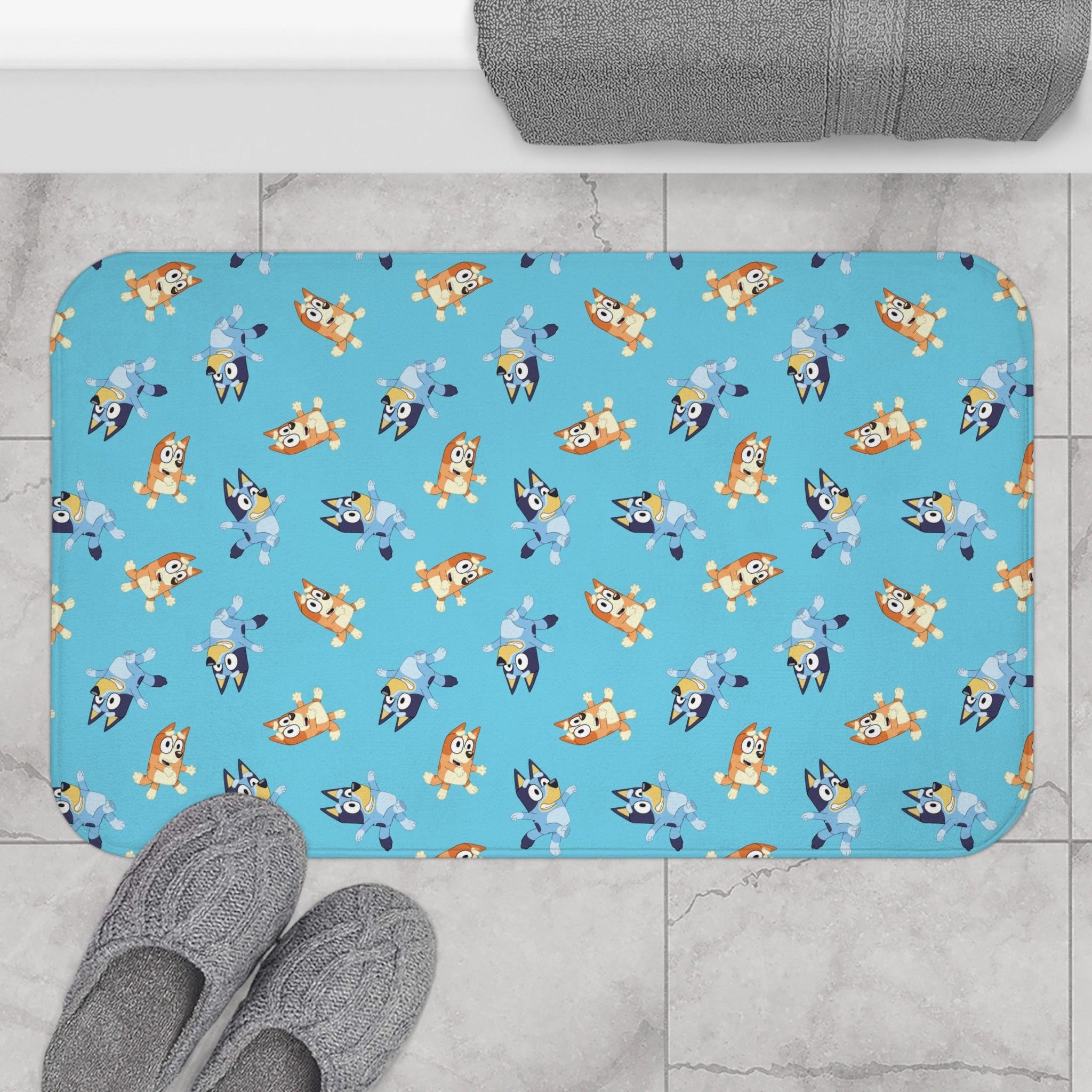 Bluey kids Bath Mat