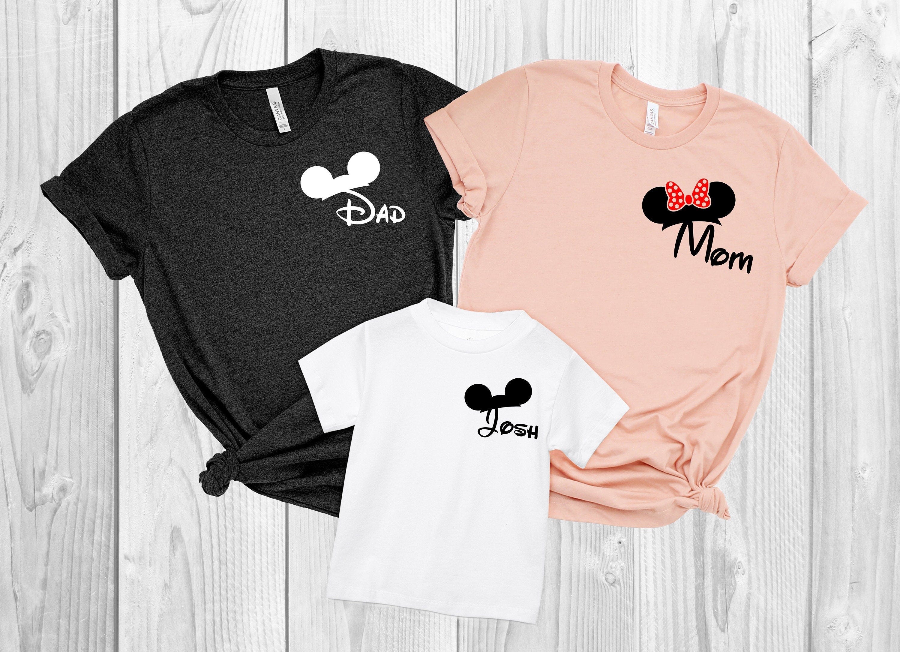 Personalized Disney Family Shirt, Disneyland Family Shirt, Custom Disney Shirt, Custom Family Vacation Shirt, Disney Family Vacation T-Shirt