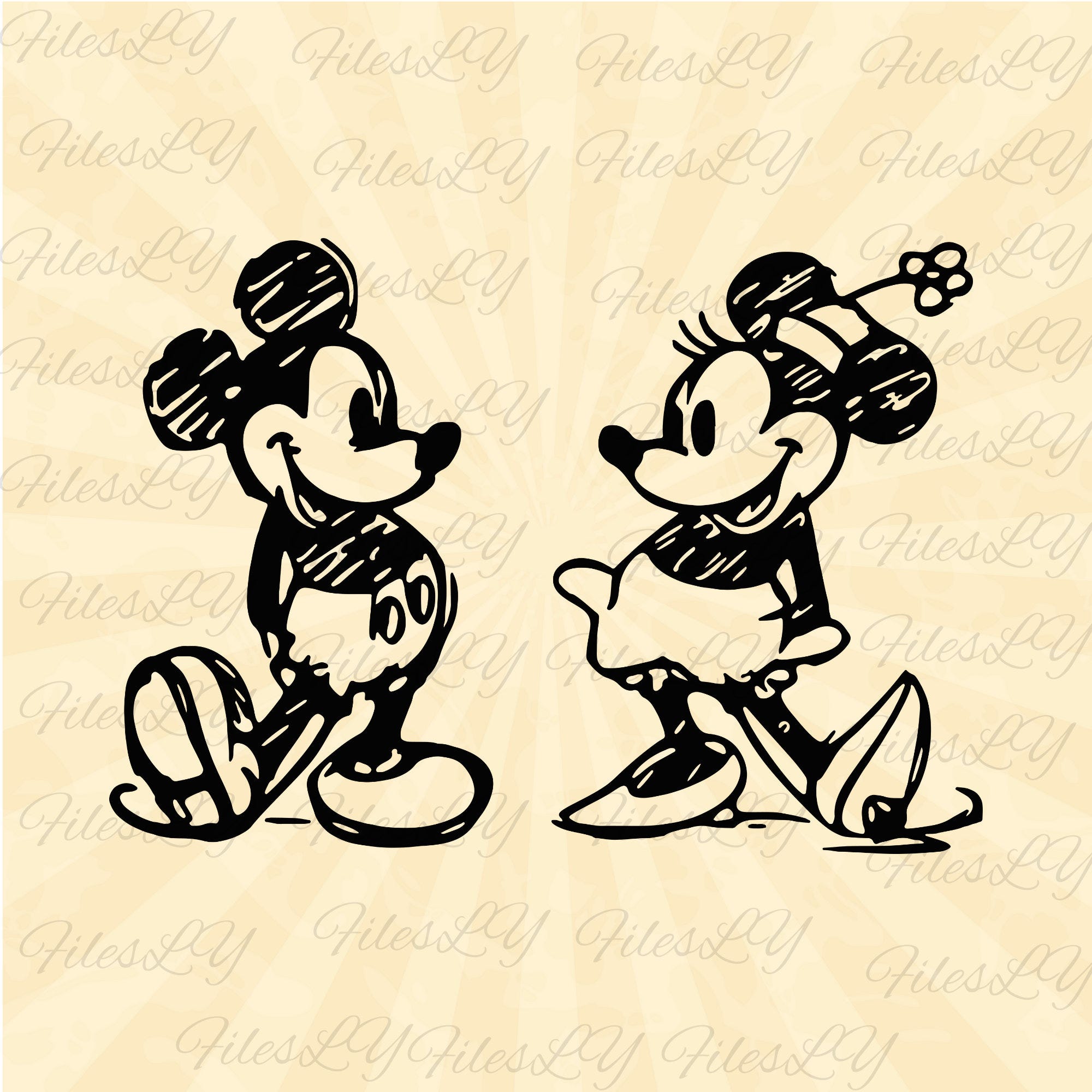 Mouse Couple Svg, Mouse silhouette Svg, Magical Mouse SVG, Valentine