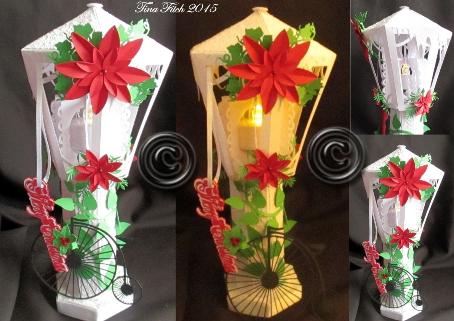 Christmas Tea Light Lantern & Box, Cutting File, DXF,SVG,ScanNCut,Cricut,MTC,Scal