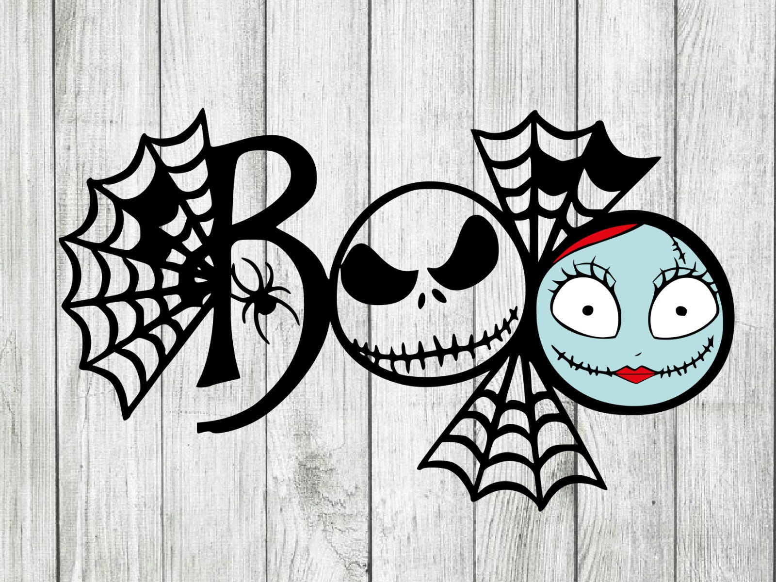 Jack and sally svg, jack skellington svg, A nightmare before christmas svg, cutting files for cricut silhouette, INSTANT DOWNLOAD