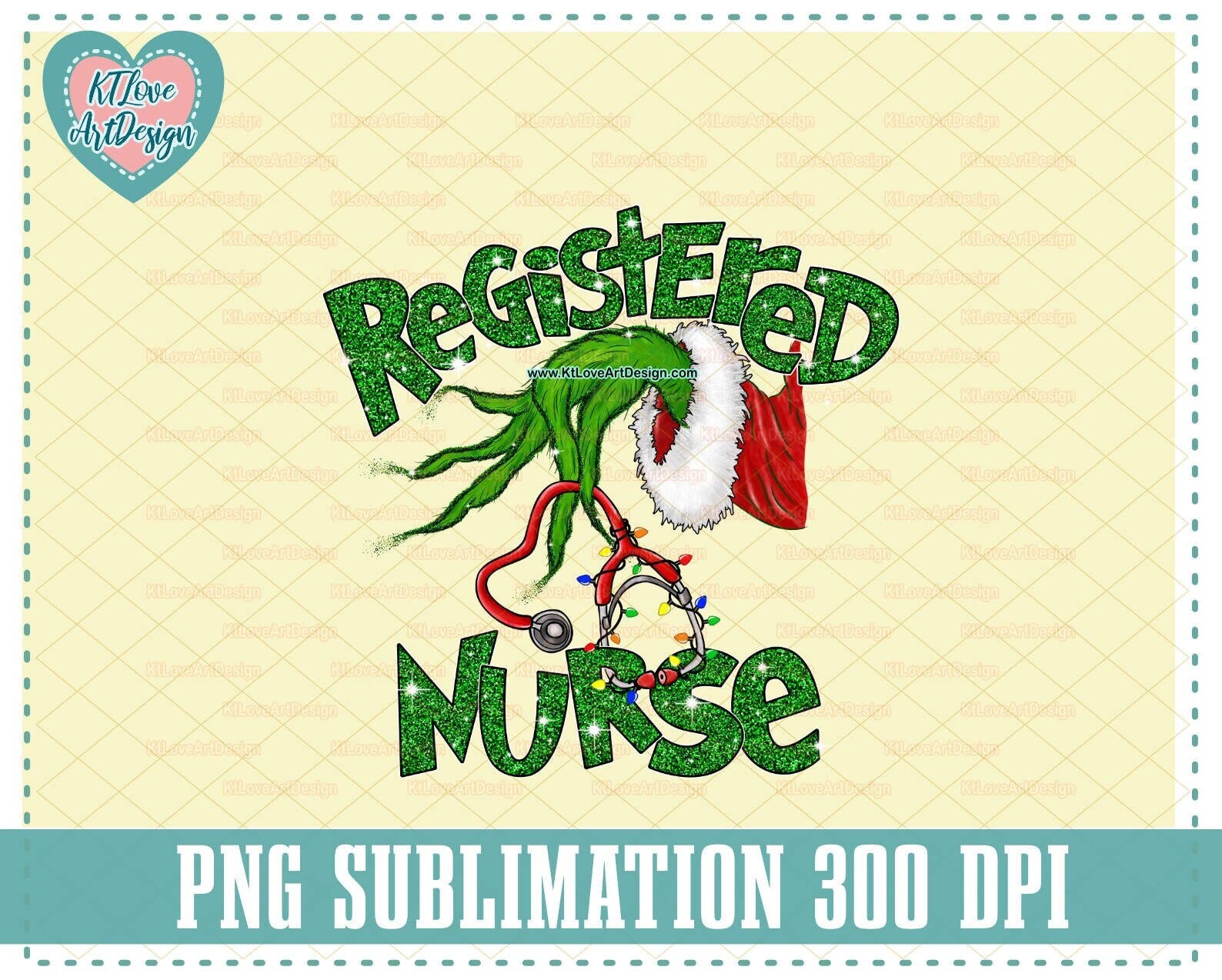 Registered Nurse Christmas Png, Nurse Christmas, RN Christmas, Christmas Crew Png, hand drawn, Nurse Sublimation, PNG Sublimation Design