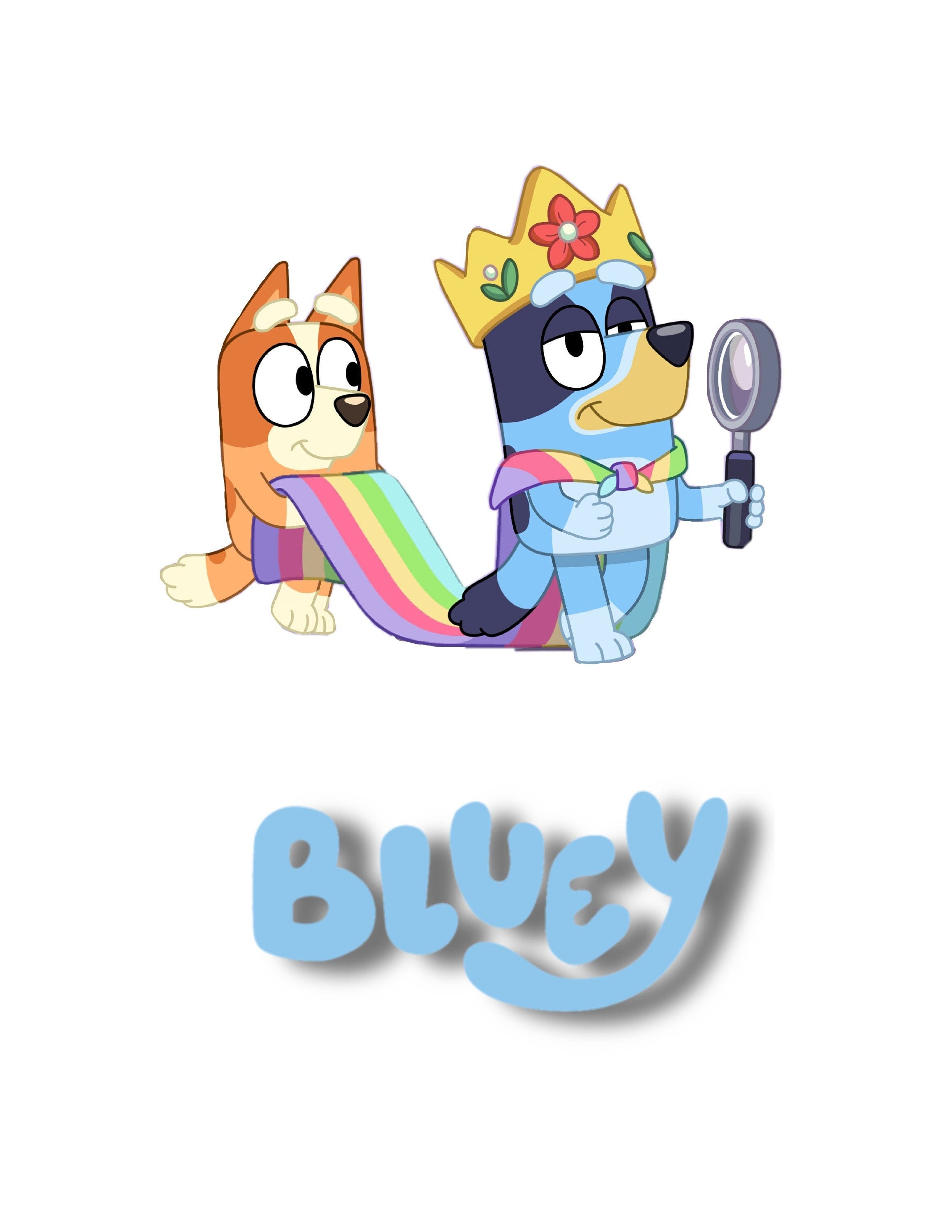 Rain Queen Bluey - Download PNG & PDF 96dpi