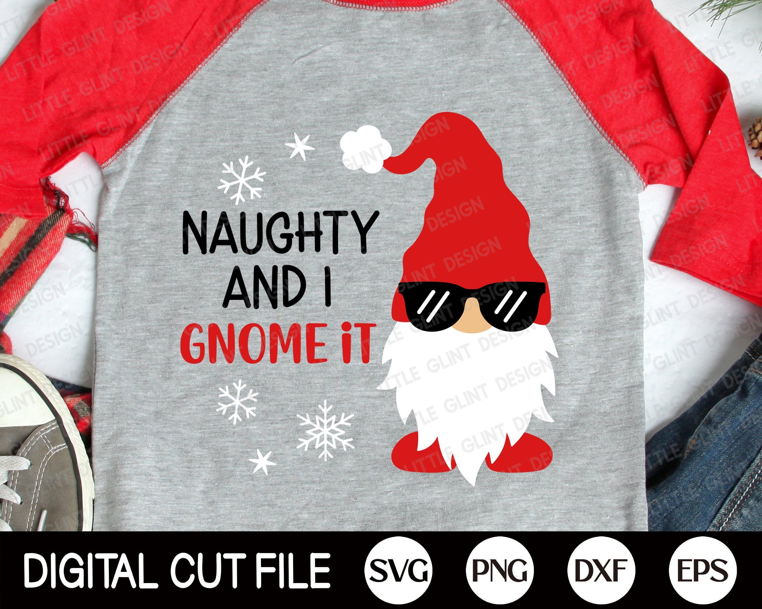 Christmas Gnome SVG, Naughty and I gnome it Svg, Christmas SVG, Gnome Svg, Gnomes Png, Holiday Gnomie, Christmas Shirt, Svg Files for Cricut
