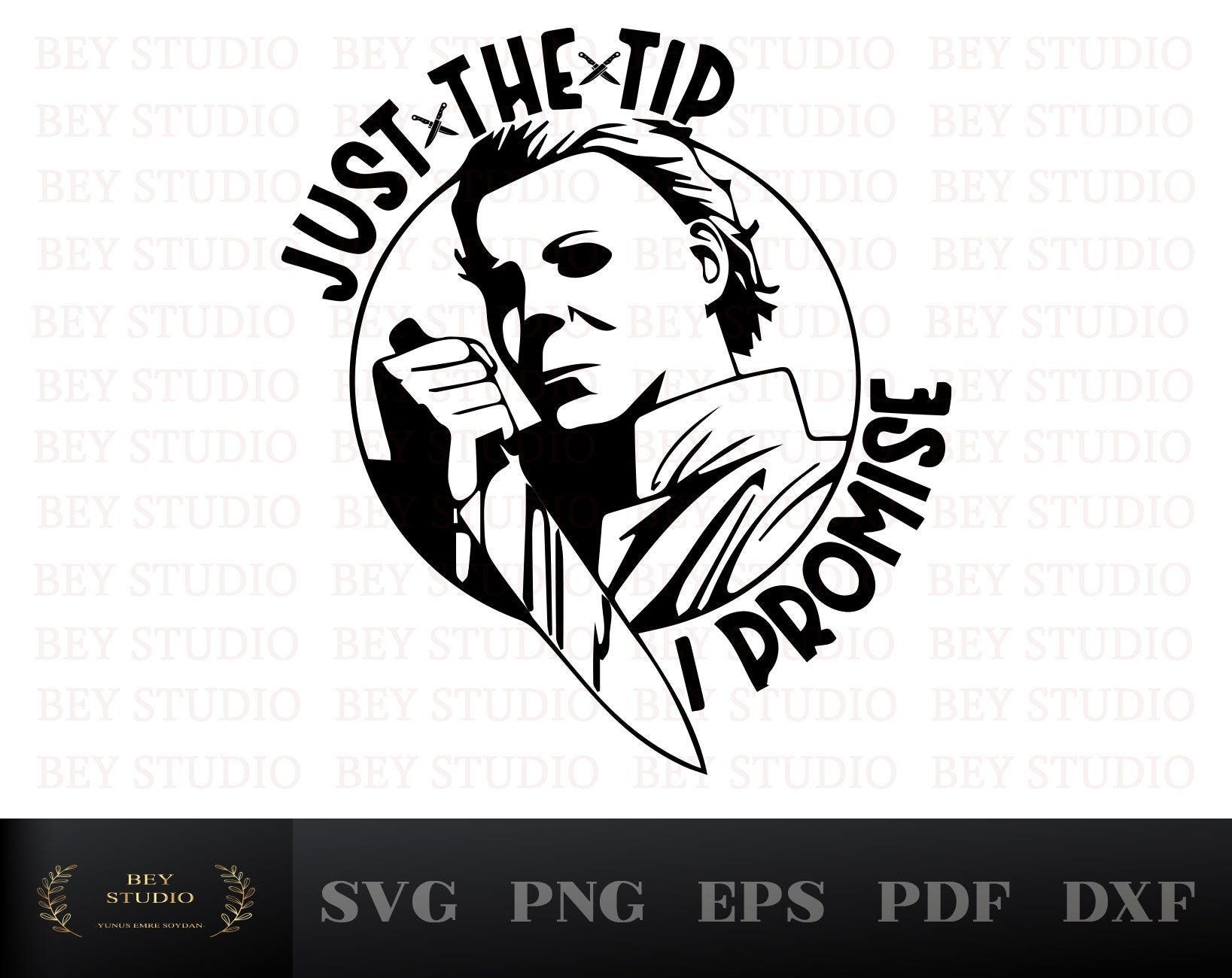 Michael Myers Just the tip svg, horror movie svg, halloween svg, Png, Halloween Png, Just the tip png, Myers Svg,, Svg, Png, Pdf, Eps, Dxf,