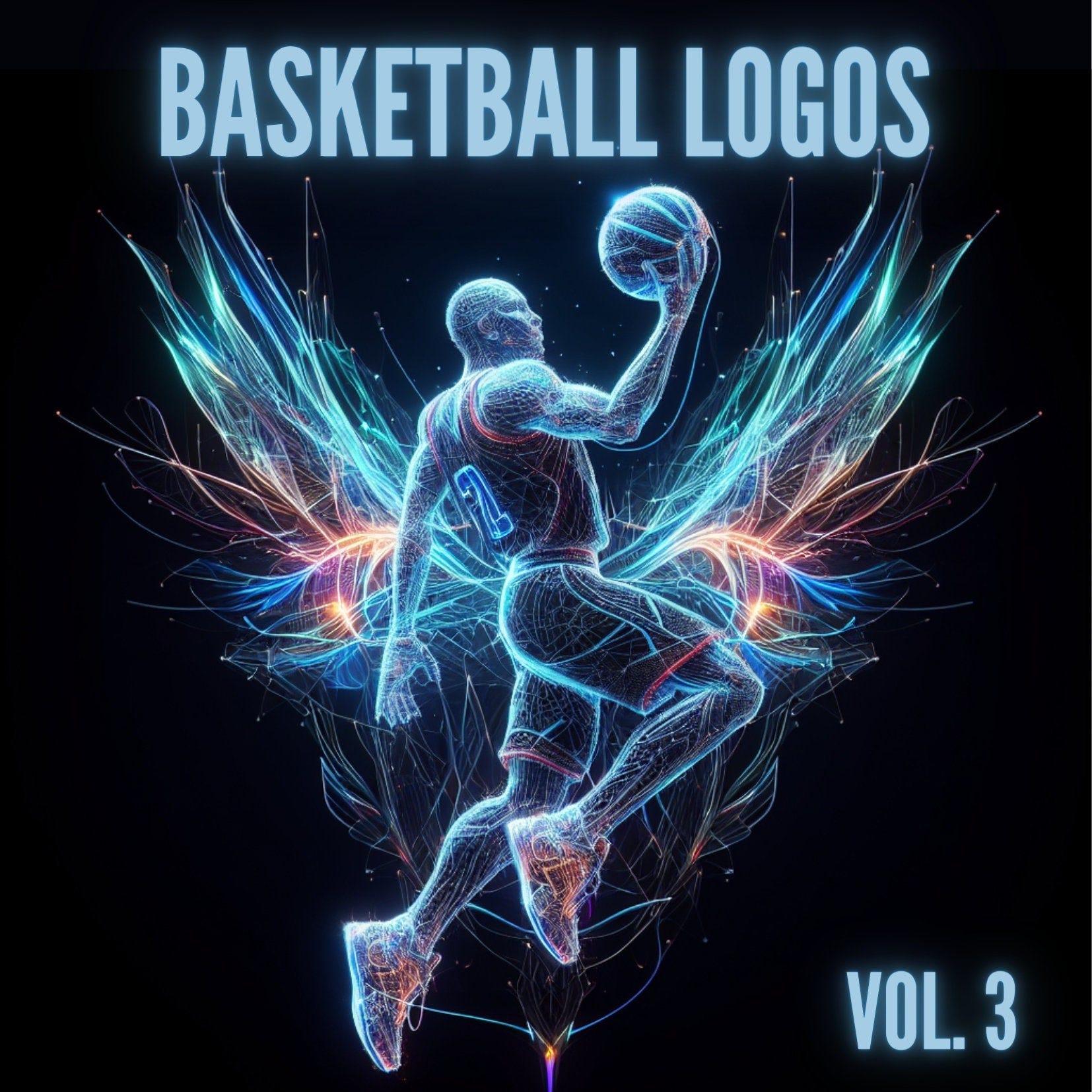 140+ Basketball Logo Designs Vol. 3 | Bundle | Free Commercial Use | Basketball JPG | Instant Download
