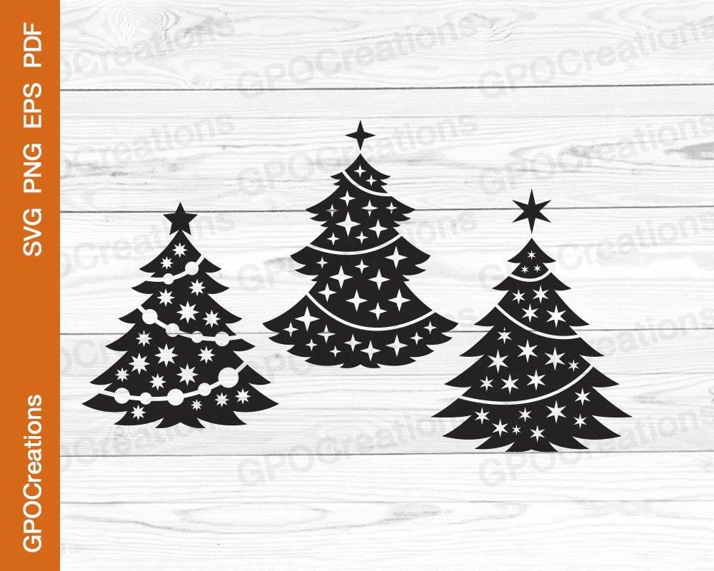 Christmas Tree SVG, Christmas Trees SVG, Merry Christmas SVG, Pine Trees Svg, Christmas Tree Png, Christmas Svg Png, Christmas Tree Clipart