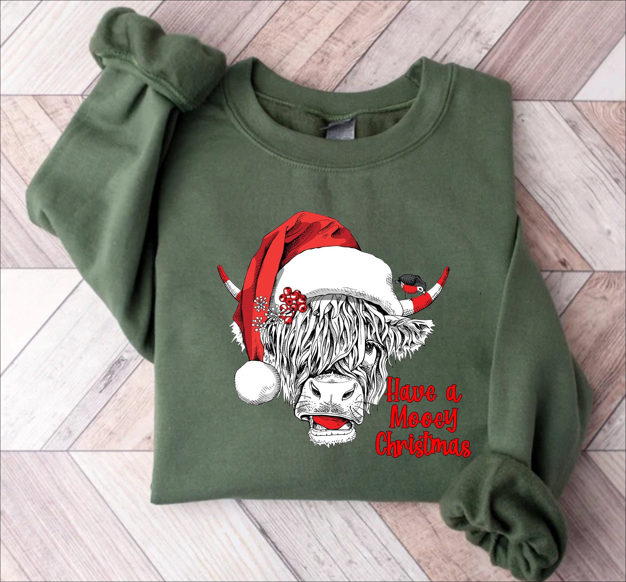 Mooey Christmas Sweatshirt, Christmas Sweatshirt, Cows Sweatshirt, Christmas Cow Shirt, Western Christmas Sweatshirt, Christmas Family Shirt